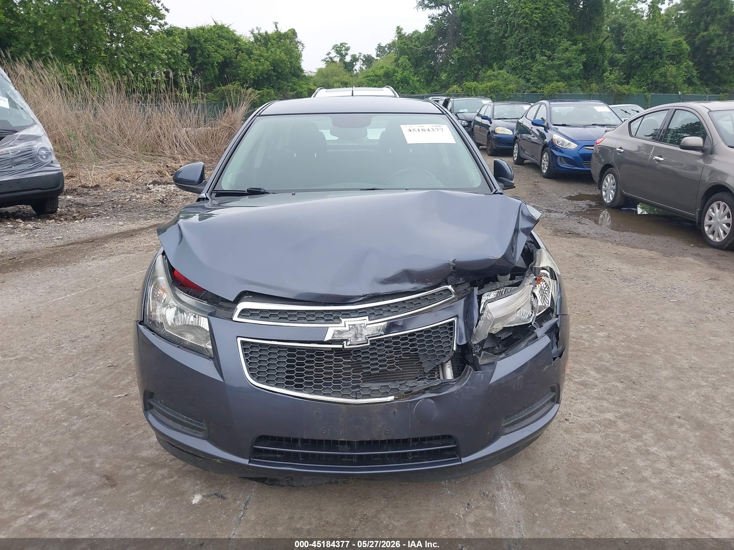 2014 Chevrolet Cruze Eco Auto Gray vin: 1G1PH5SB4E7283139