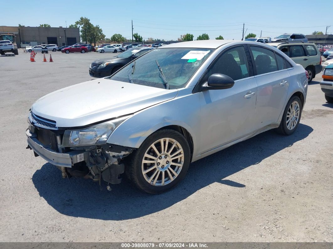 2014 Chevrolet Cruze Eco Auto Серебряный vin: 1G1PH5SB4E7346787