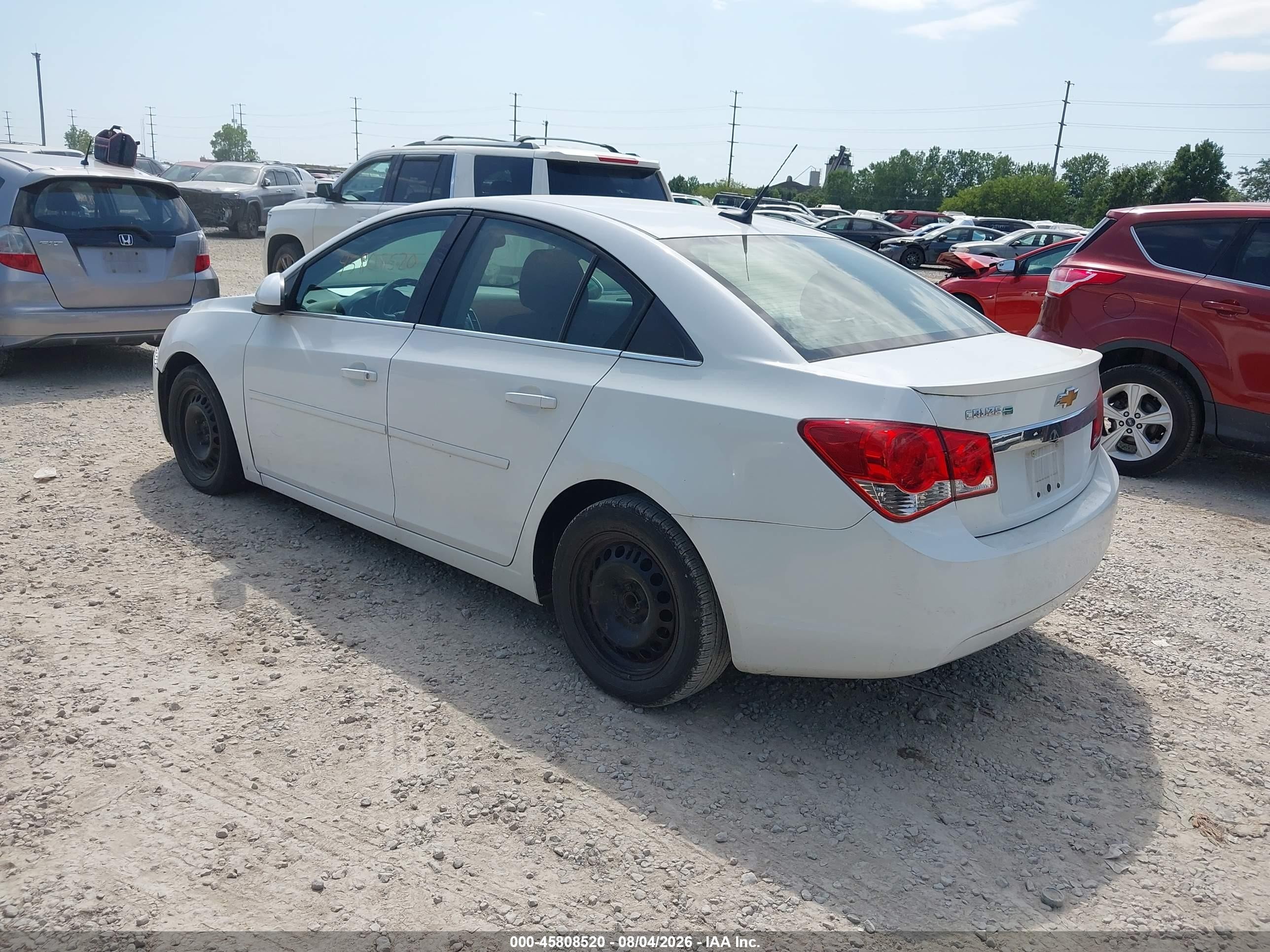 2013 Chevrolet Cruze Eco Auto White vin: 1G1PH5SB5D7123589