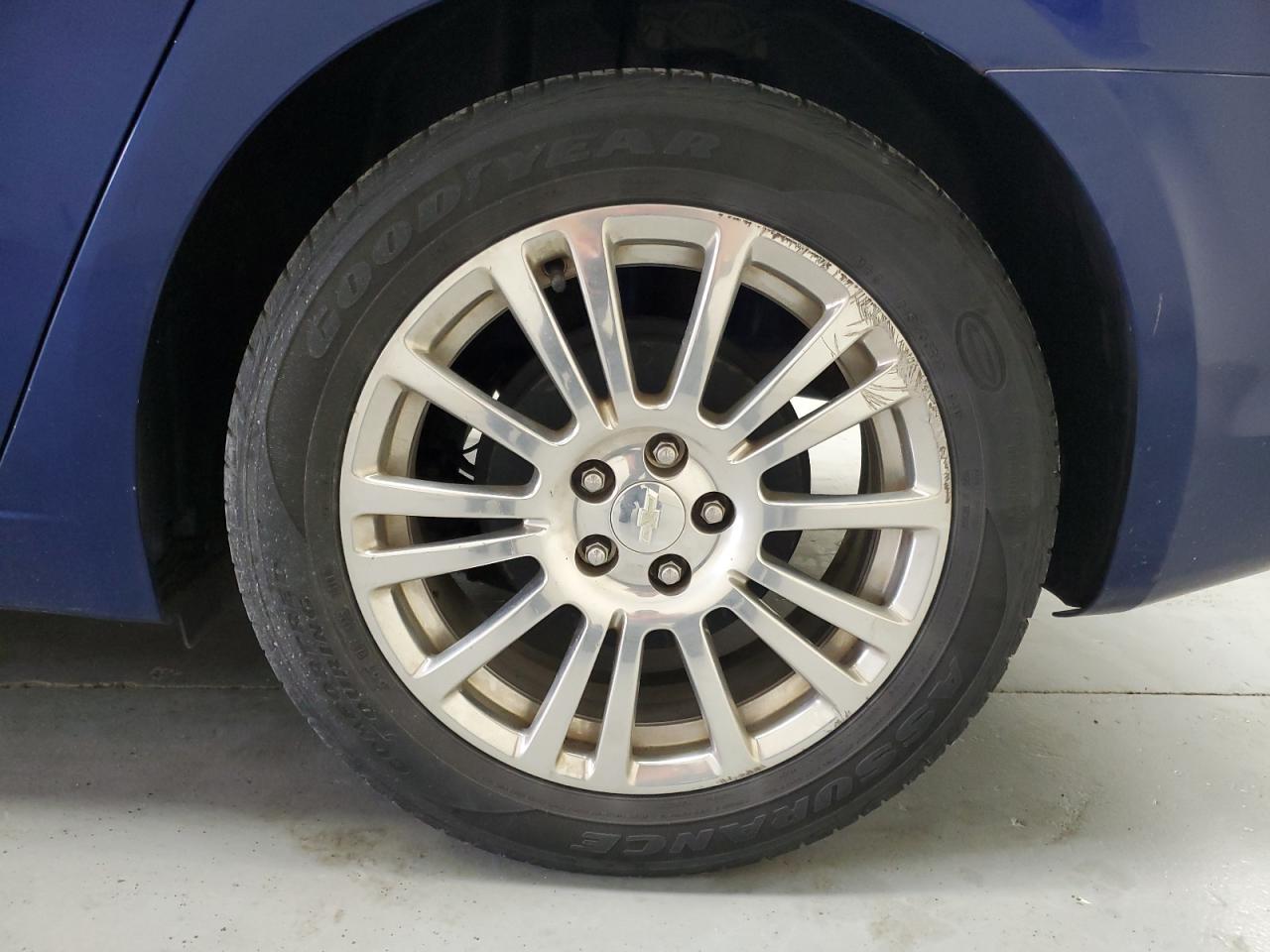 2013 Chevrolet Cruze Eco Blue vin: 1G1PH5SB5D7246647 Damage: Left Rear Wheel, Curb Rash, > 12 Inches