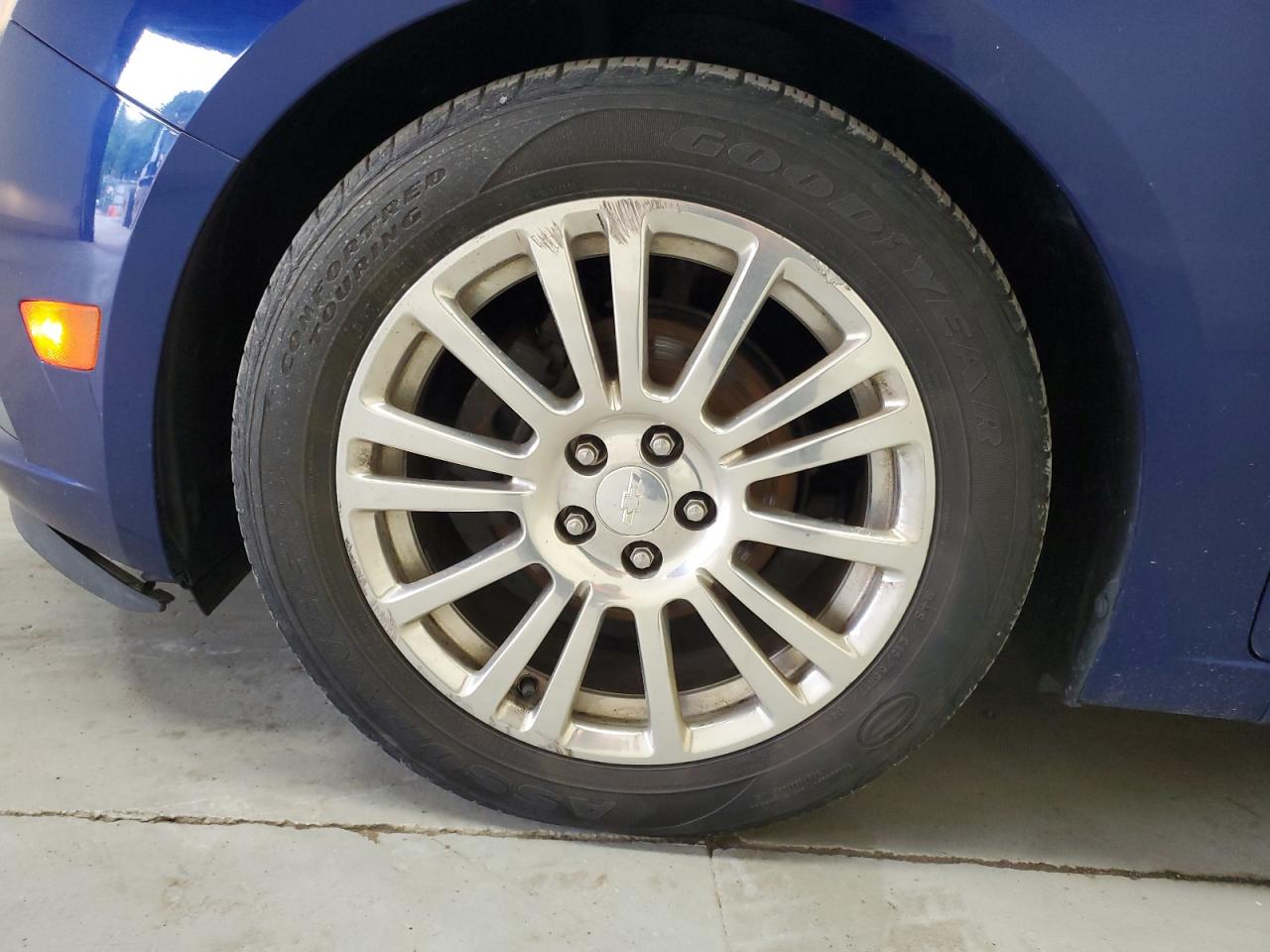 2013 Chevrolet Cruze Eco Blue vin: 1G1PH5SB5D7246647 Damage: Front Valance, Broken, Replacement Required