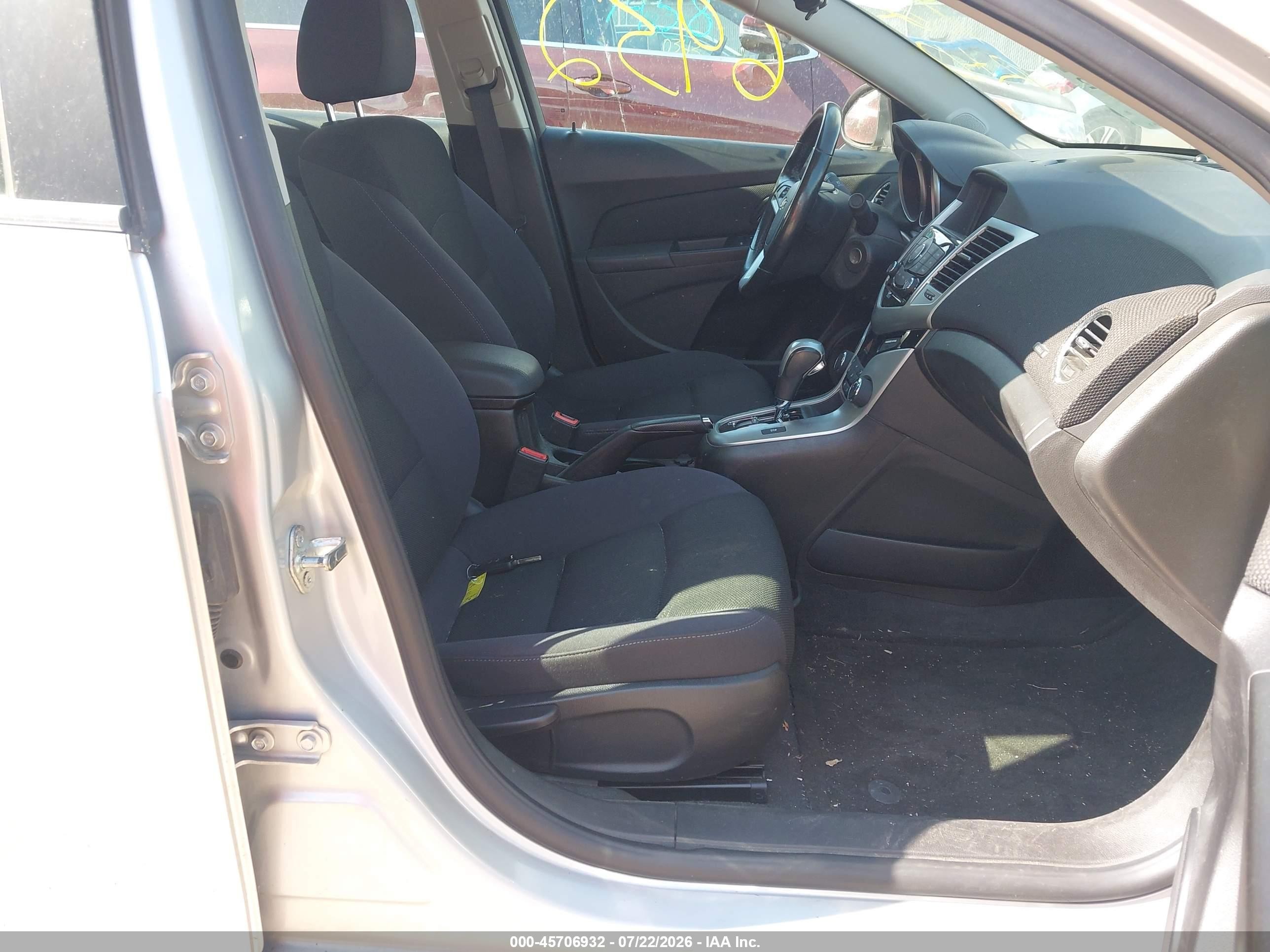2014 Chevrolet Cruze Eco Auto Silver vin: 1G1PH5SB5E7234953
