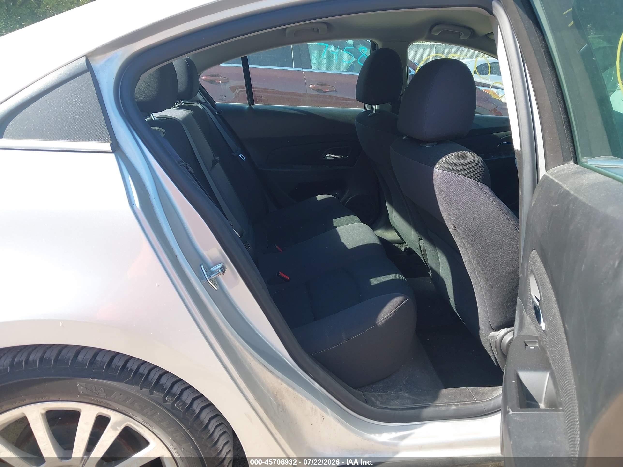 2014 Chevrolet Cruze Eco Auto Silver vin: 1G1PH5SB5E7234953