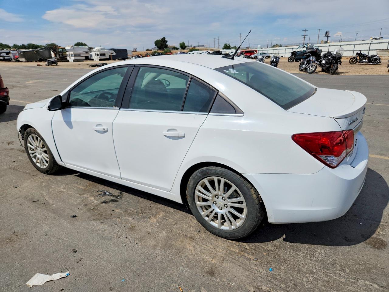 2014 Chevrolet Cruze Eco White vin: 1G1PH5SB5E7453413