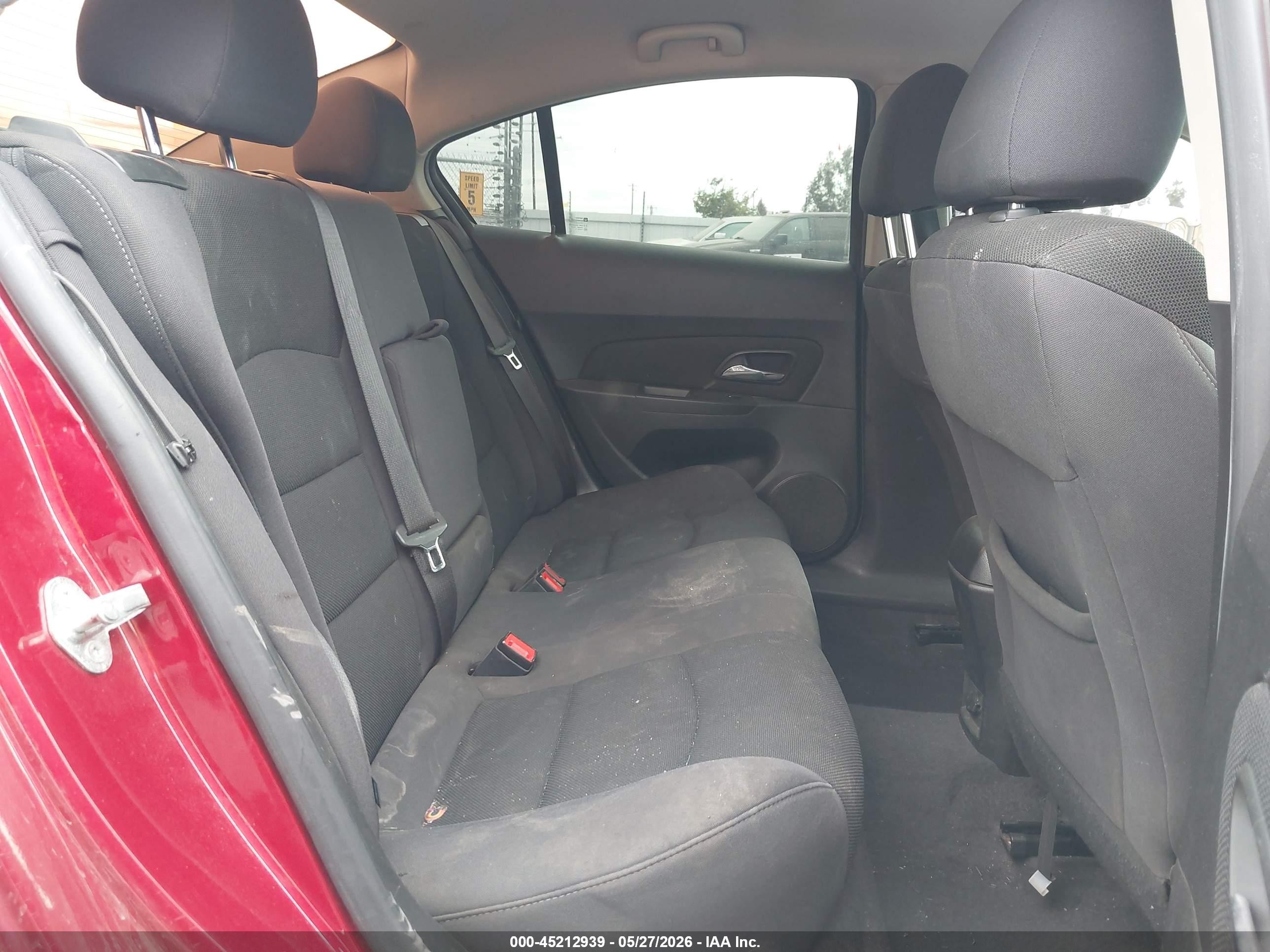 2013 Chevrolet Cruze Eco Auto Красный vin: 1G1PH5SB6D7111287