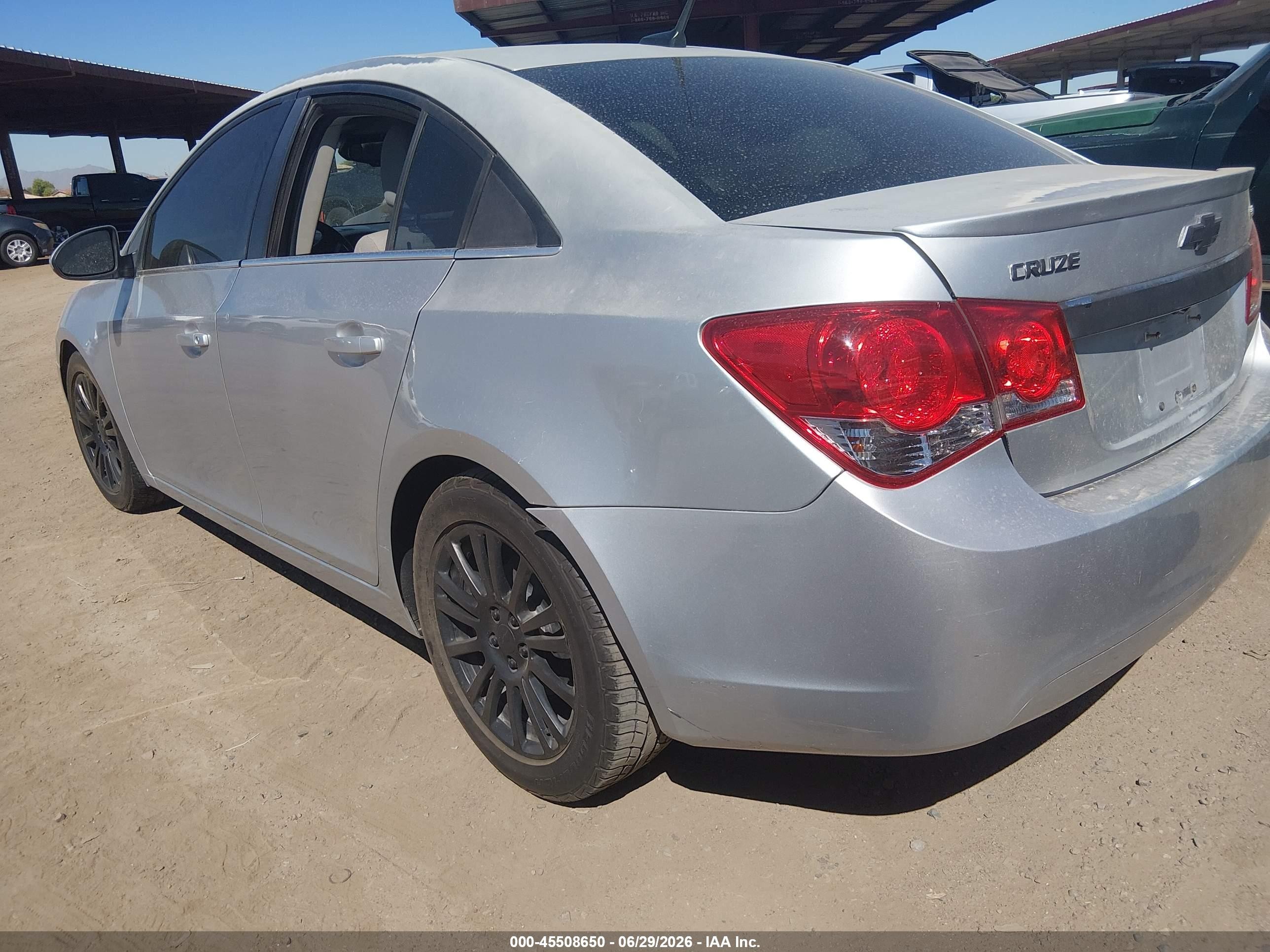 2013 Chevrolet Cruze Eco Auto Silver vin: 1G1PH5SB6D7159131