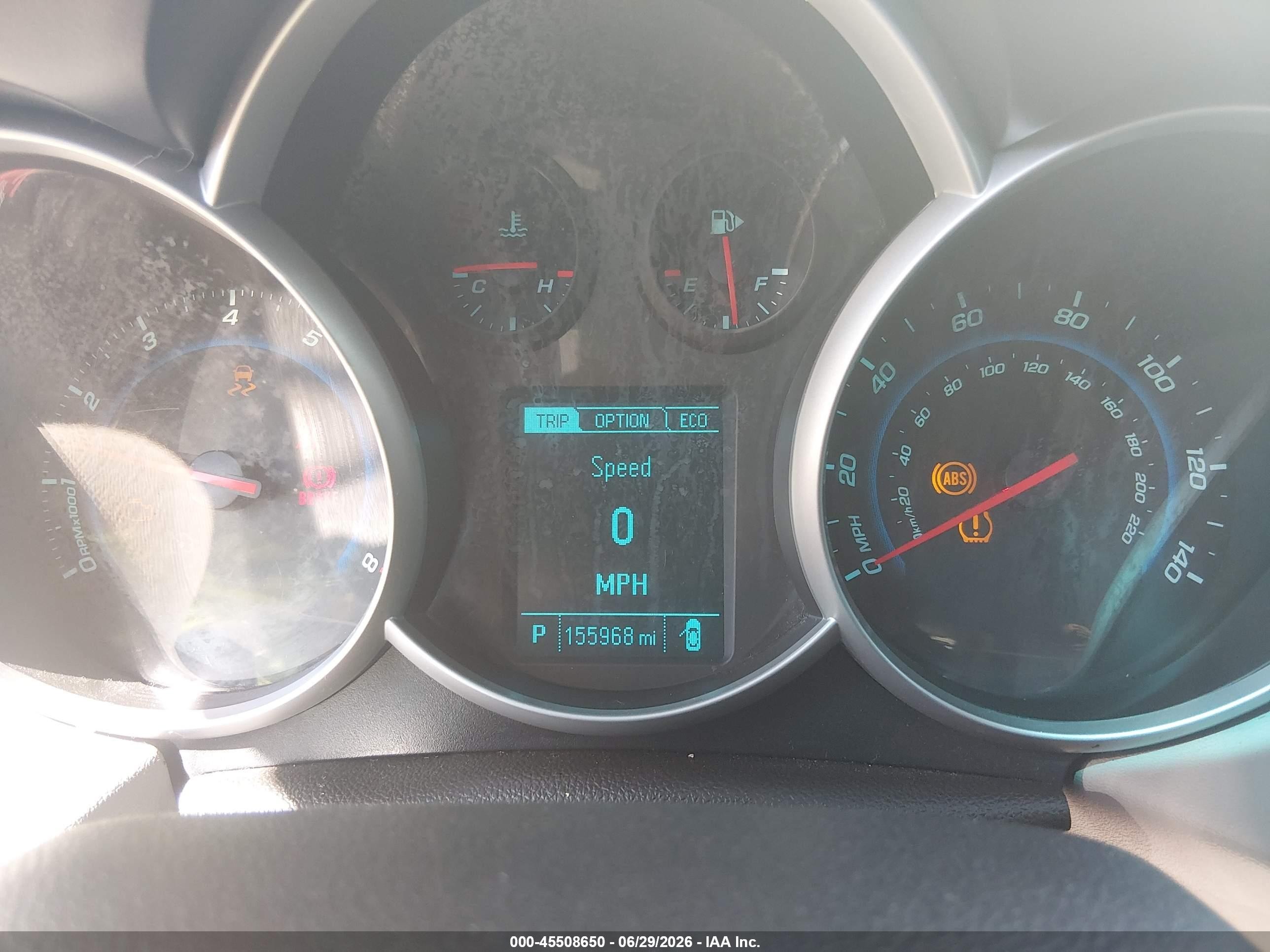 2013 Chevrolet Cruze Eco Auto Silver vin: 1G1PH5SB6D7159131
