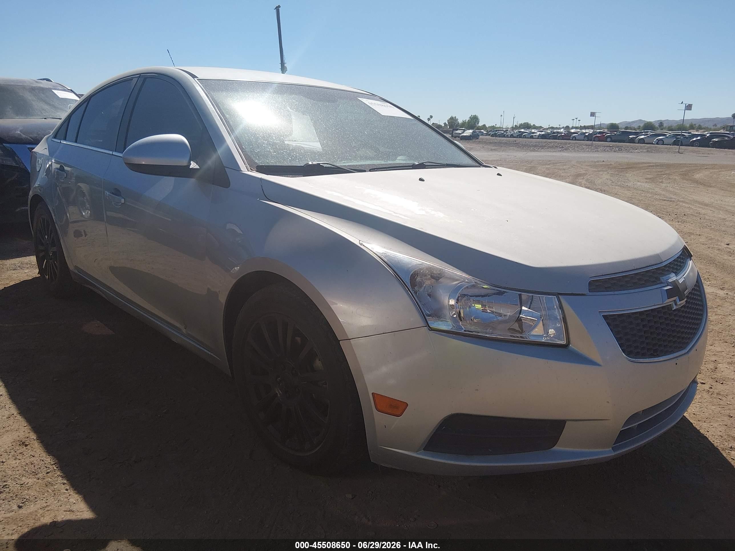 2013 Chevrolet Cruze Eco Auto Silver vin: 1G1PH5SB6D7159131
