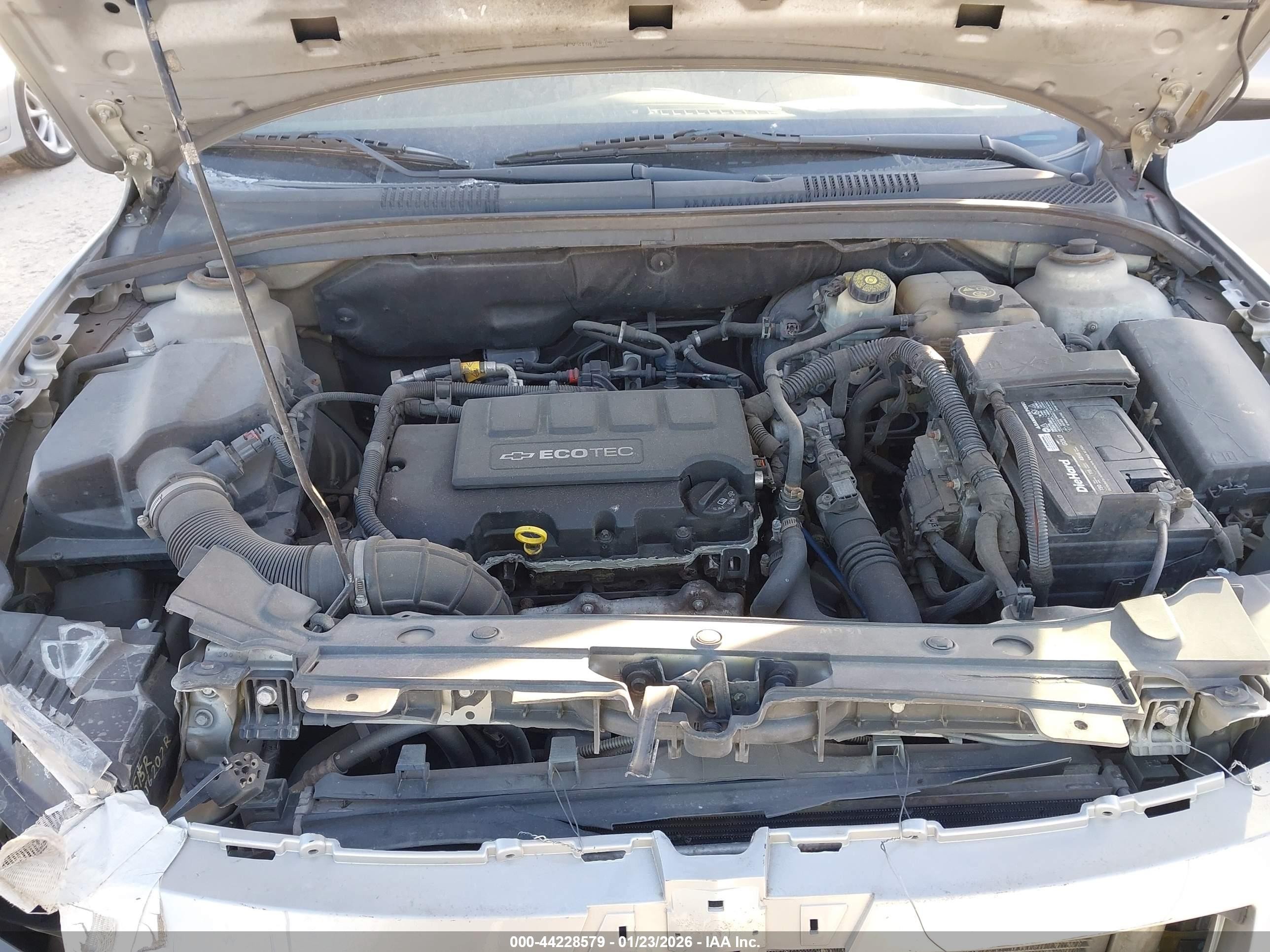 2013 Chevrolet Cruze Eco Auto Серебряный vin: 1G1PH5SB6D7190380
