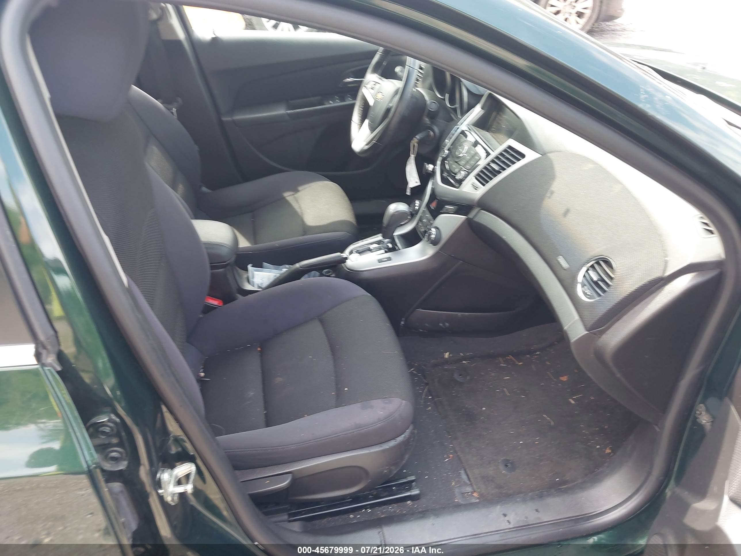 2014 Chevrolet Cruze Eco Auto Green vin: 1G1PH5SB6E7214209
