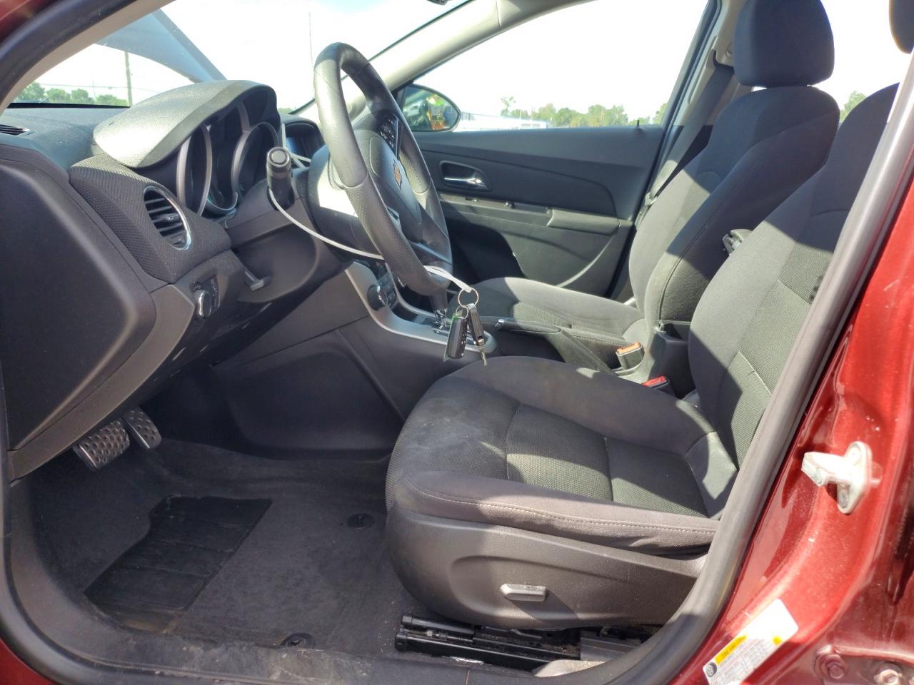 2015 Chevrolet Cruze Eco Burgundy vin: 1G1PH5SB6F7138461