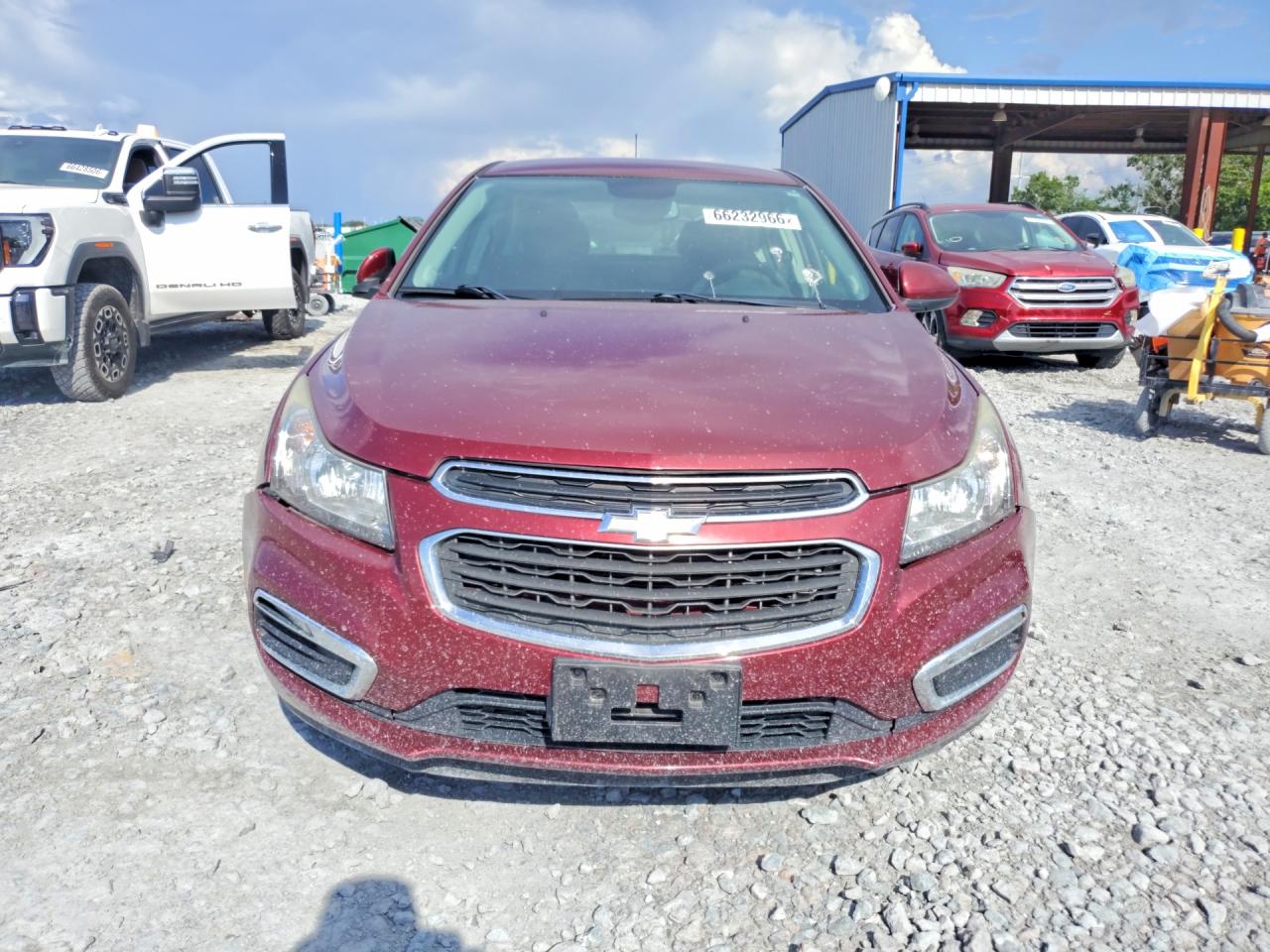 2015 Chevrolet Cruze Eco Burgundy vin: 1G1PH5SB6F7138461