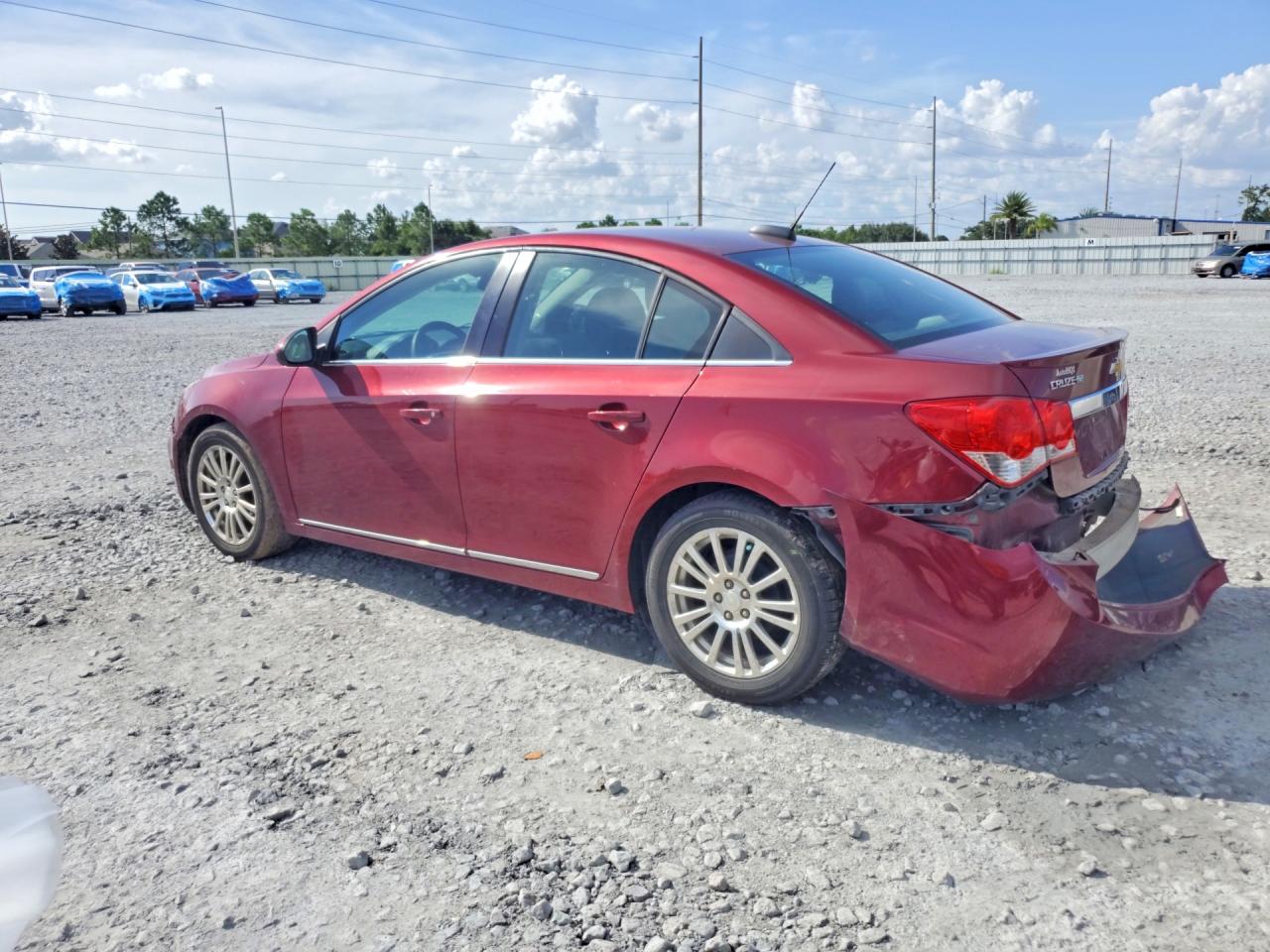 2015 Chevrolet Cruze Eco Burgundy vin: 1G1PH5SB6F7138461