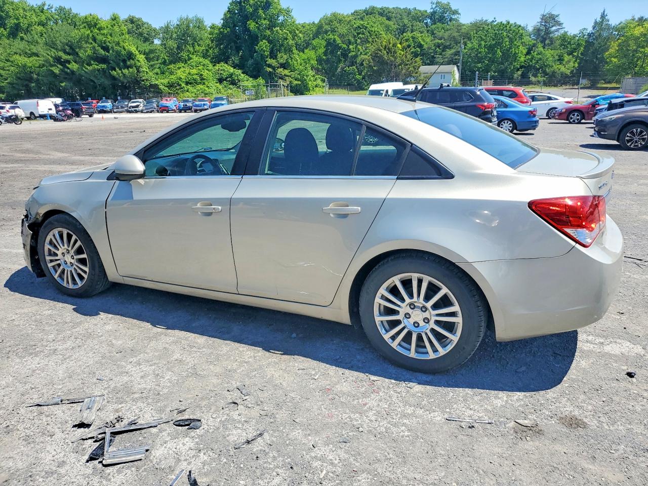 2013 Chevrolet Cruze Eco Beige vin: 1G1PH5SB7D7302927
