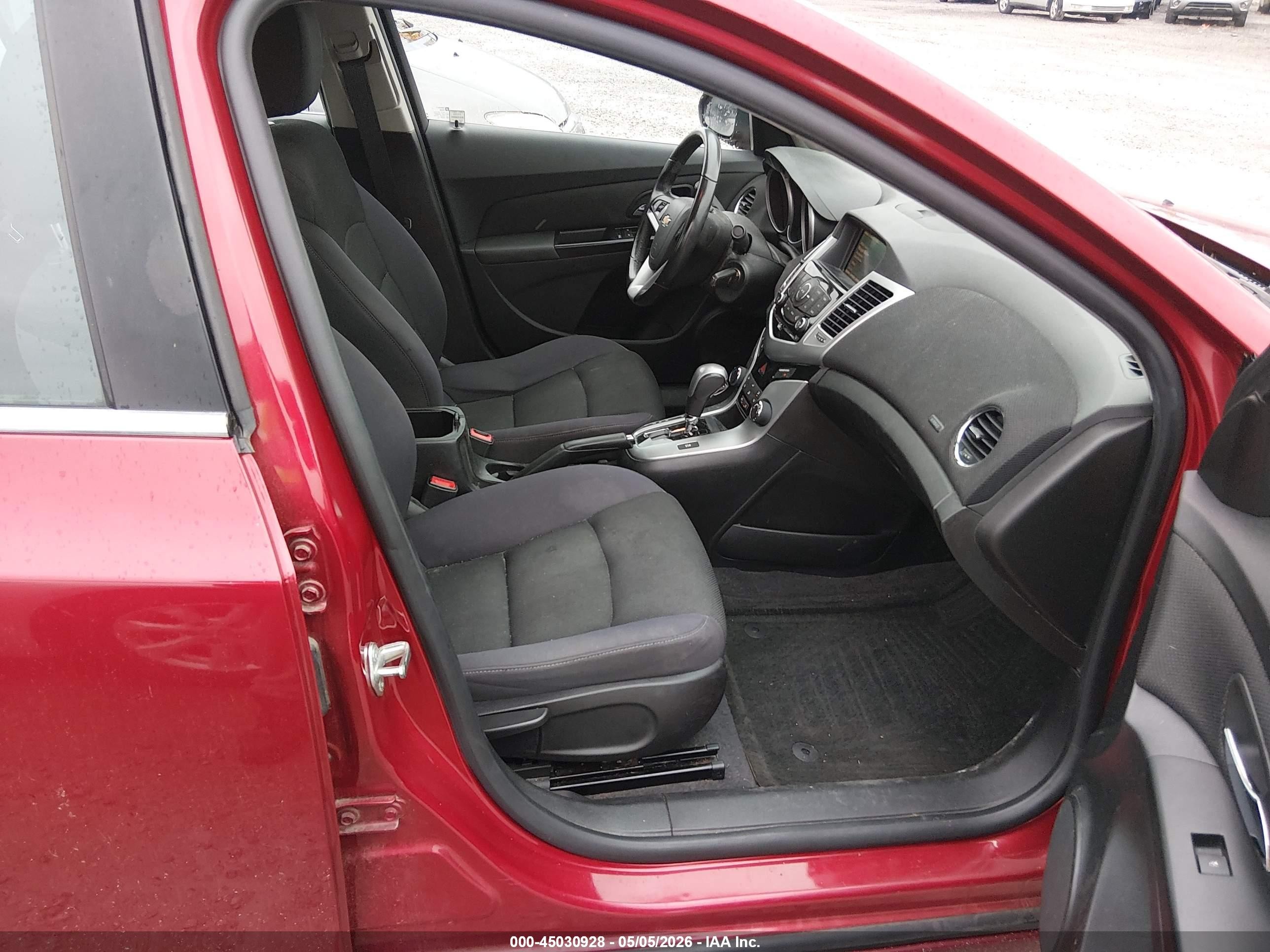 2014 Chevrolet Cruze Eco Auto Бордовый vin: 1G1PH5SB7E7223971