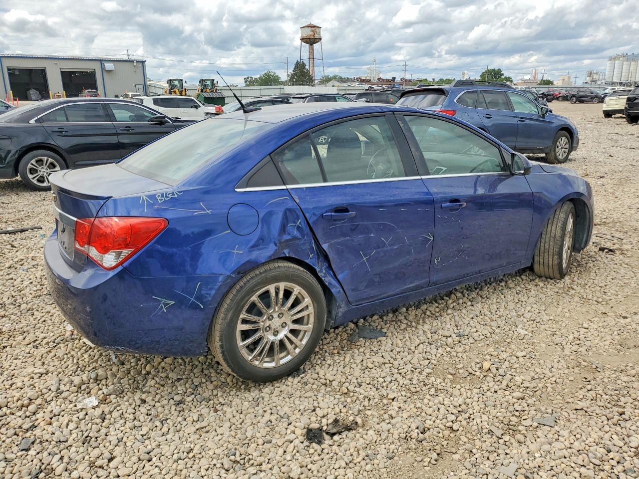 2013 Chevrolet Cruze Eco Blue vin: 1G1PH5SB8D7120671