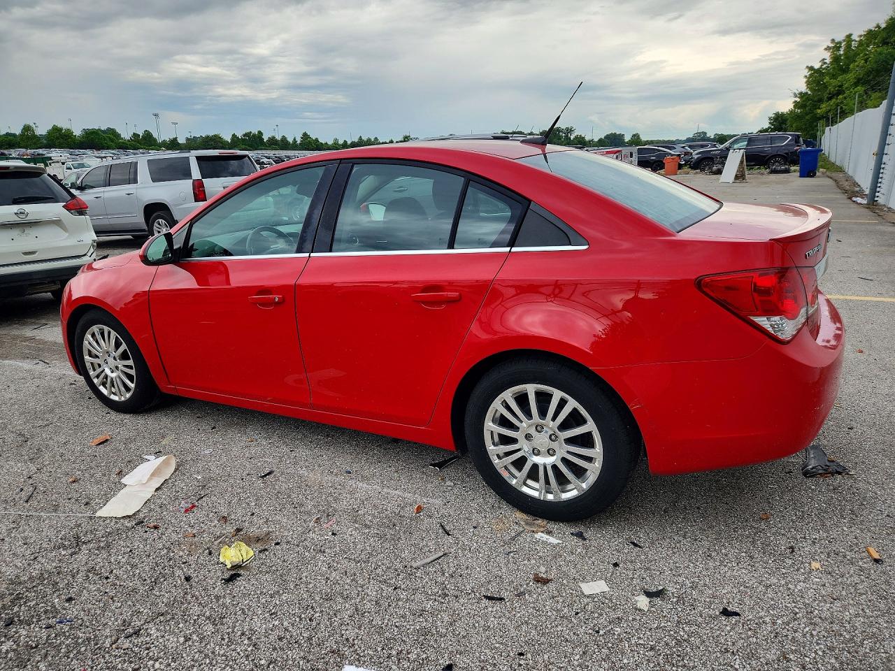 2014 Chevrolet Cruze Eco Red vin: 1G1PH5SB8E7146625
