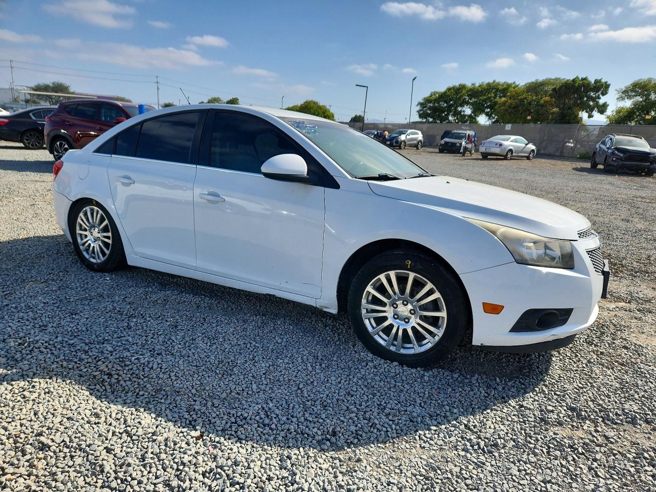 2013 Chevrolet Cruze Eco White vin: 1G1PH5SB9D7178823