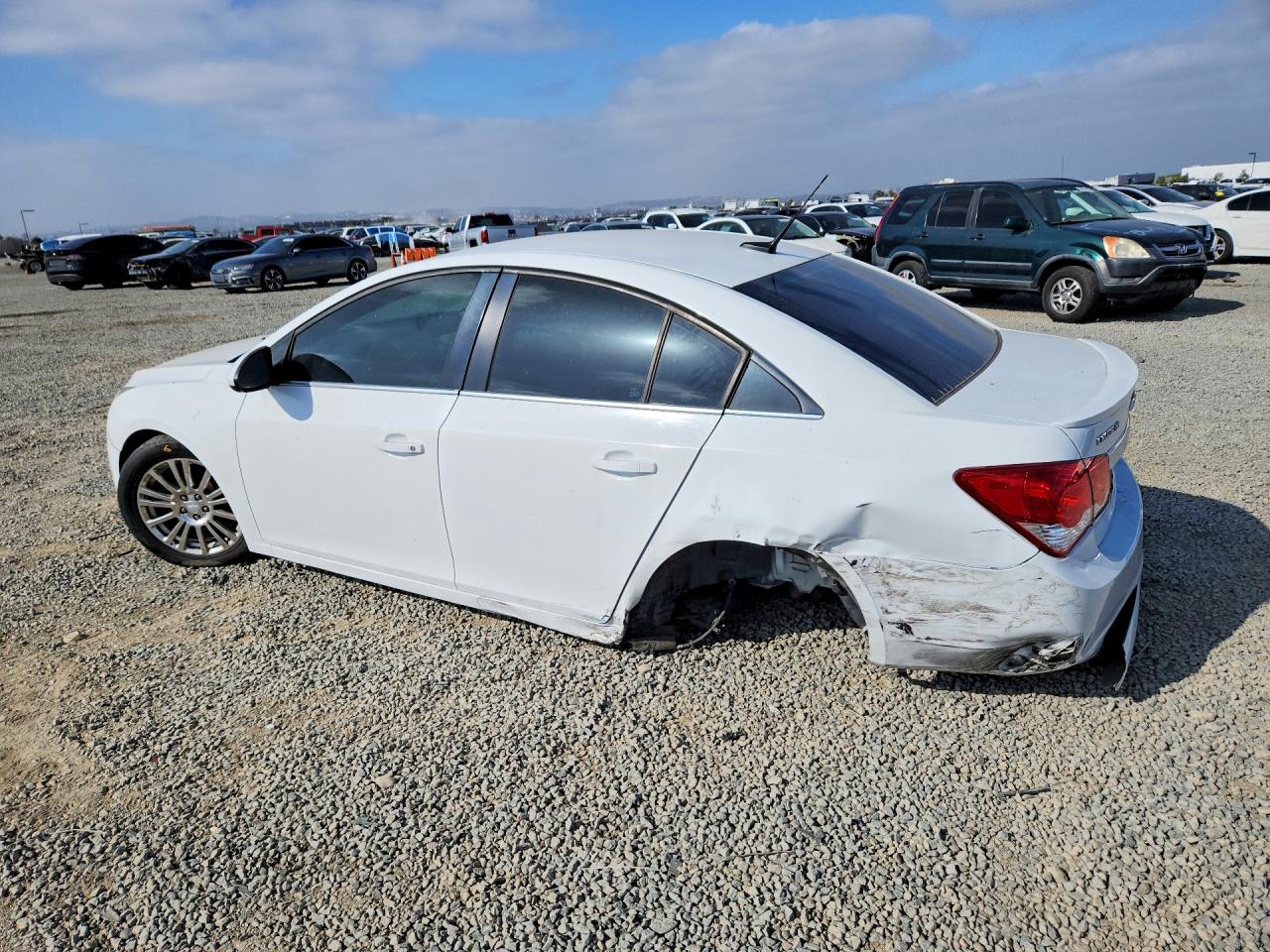 2013 Chevrolet Cruze Eco White vin: 1G1PH5SB9D7178823