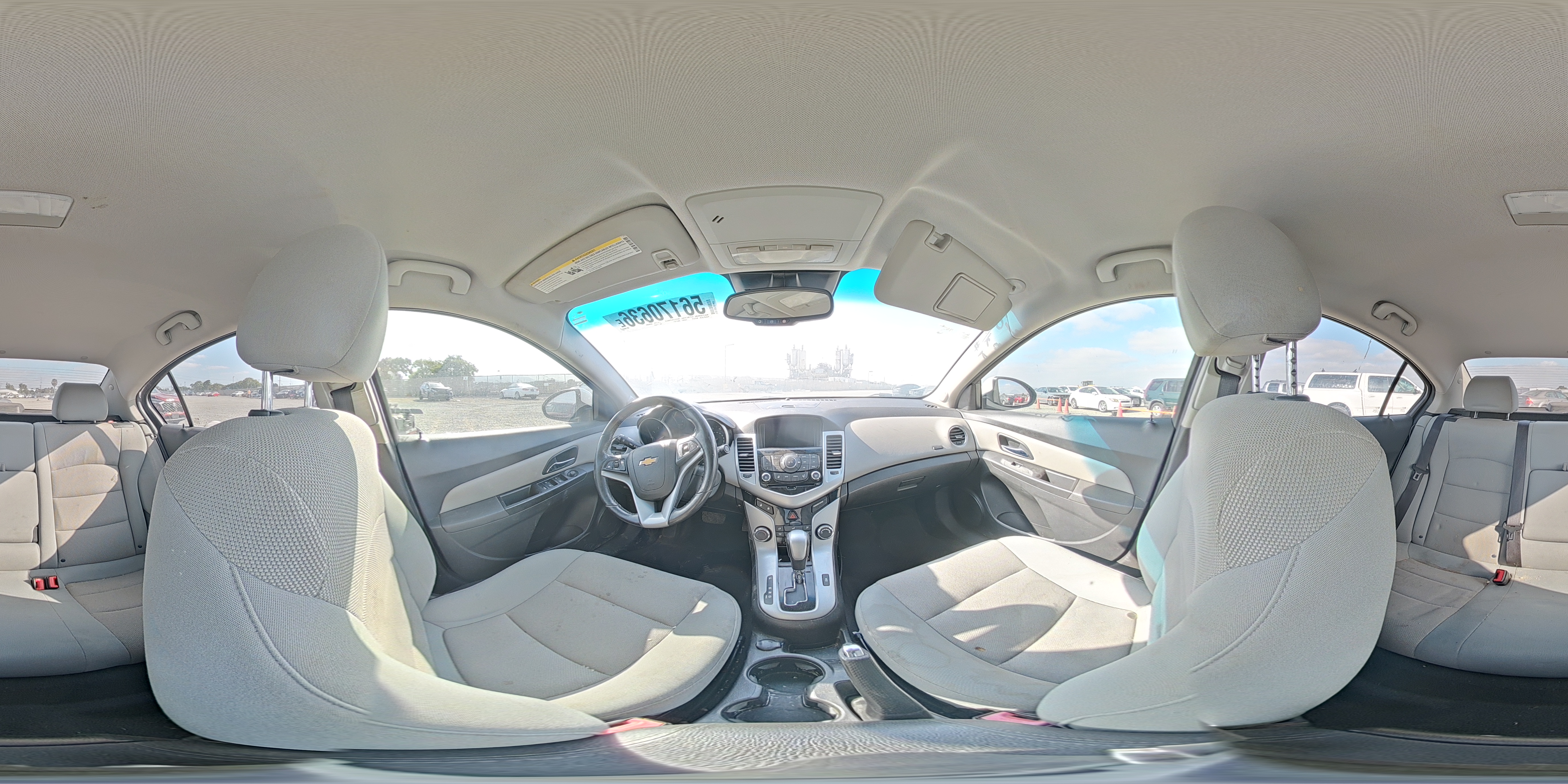 2013 Chevrolet Cruze Eco White vin: 1G1PH5SB9D7178823