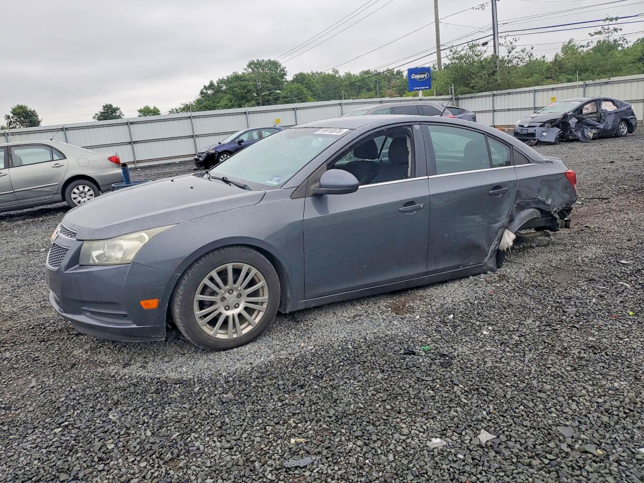 2013 Chevrolet Cruze Eco Gray vin: 1G1PH5SB9D7213652