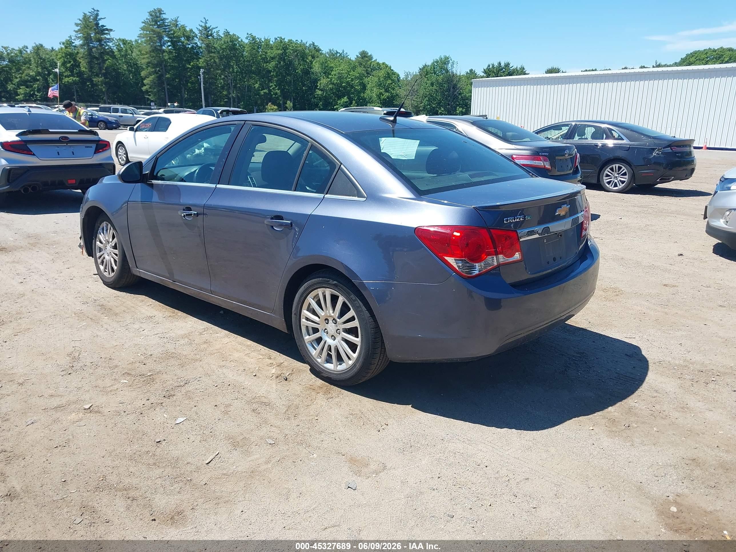 2013 Chevrolet Cruze Eco Auto Синий vin: 1G1PH5SB9D7325125