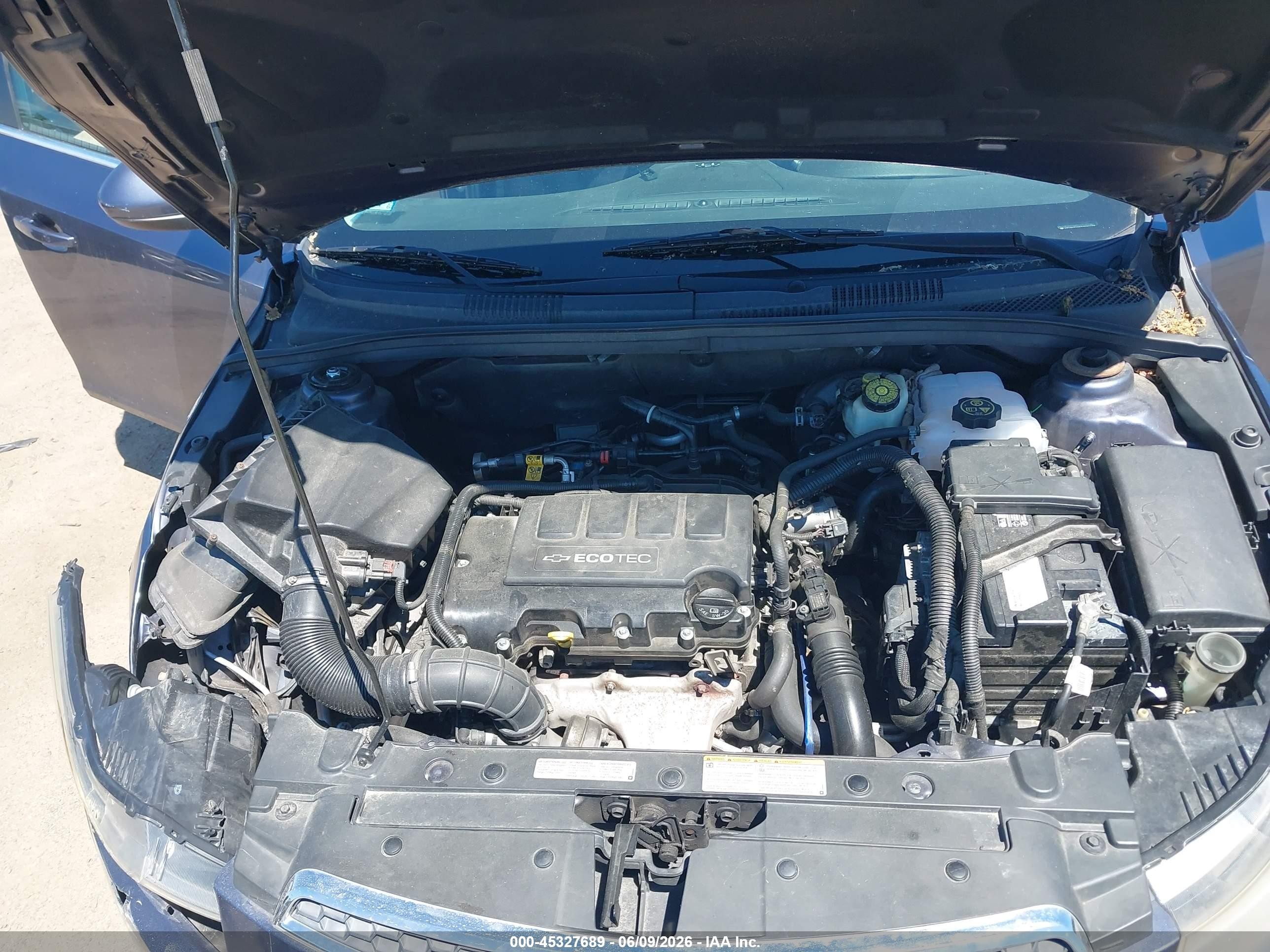 2013 Chevrolet Cruze Eco Auto Синий vin: 1G1PH5SB9D7325125