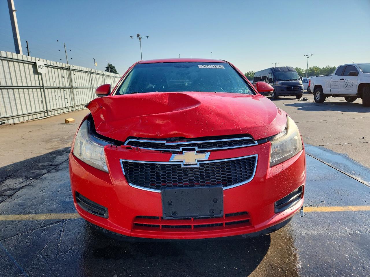 2014 Chevrolet Cruze Eco Red vin: 1G1PH5SB9E7150893