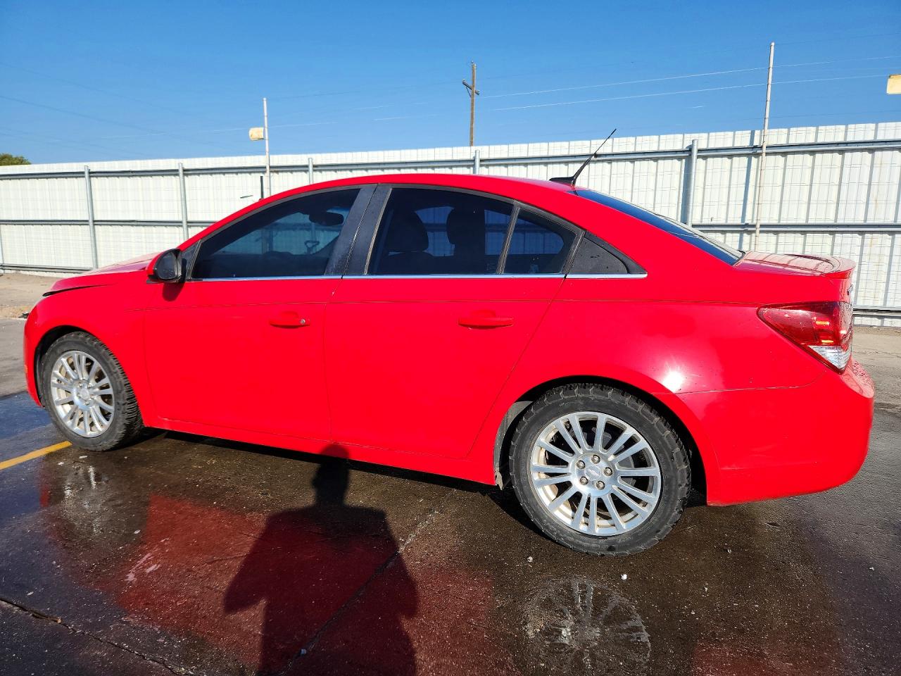 2014 Chevrolet Cruze Eco Red vin: 1G1PH5SB9E7150893