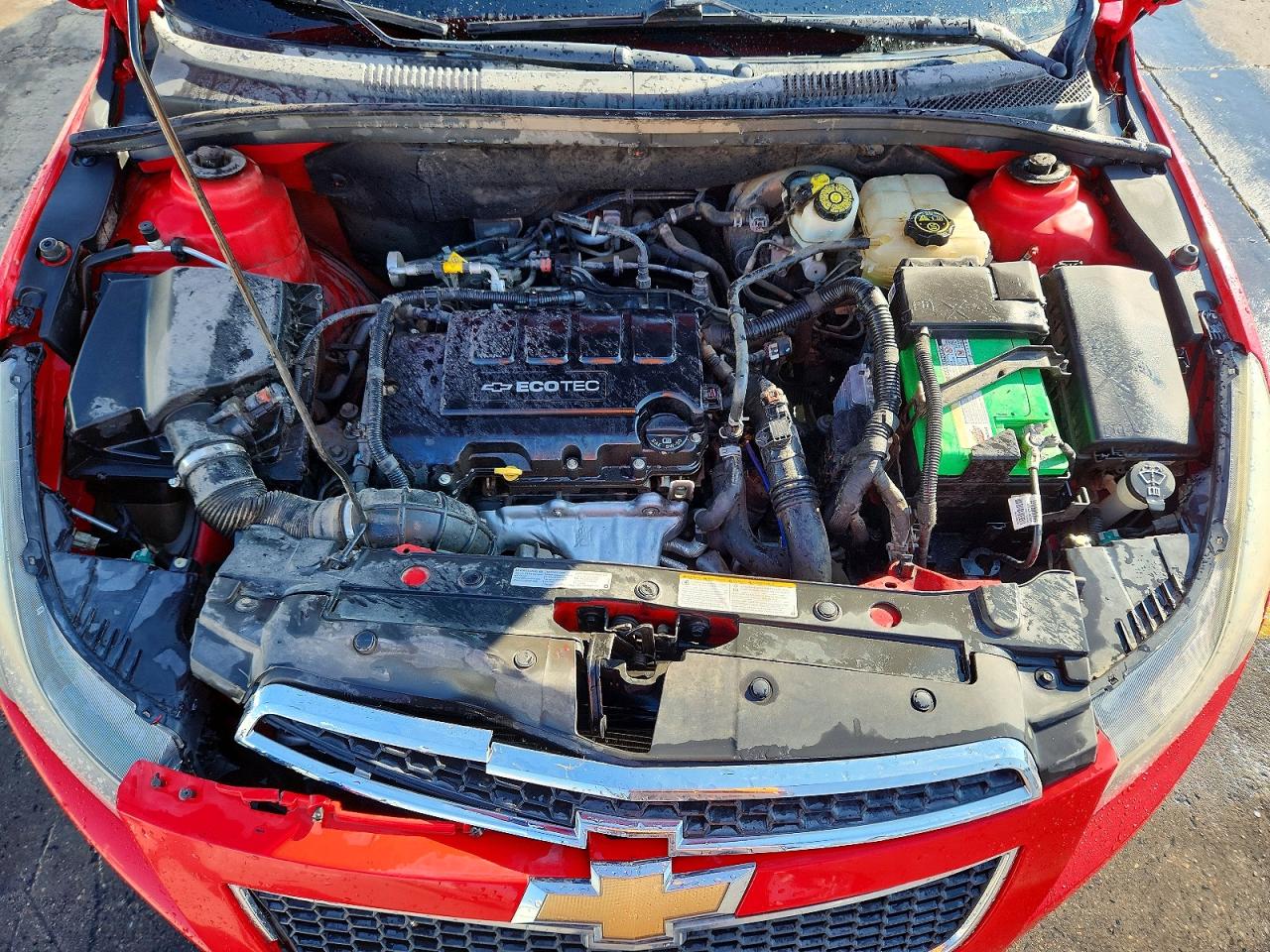 2014 Chevrolet Cruze Eco Red vin: 1G1PH5SB9E7150893