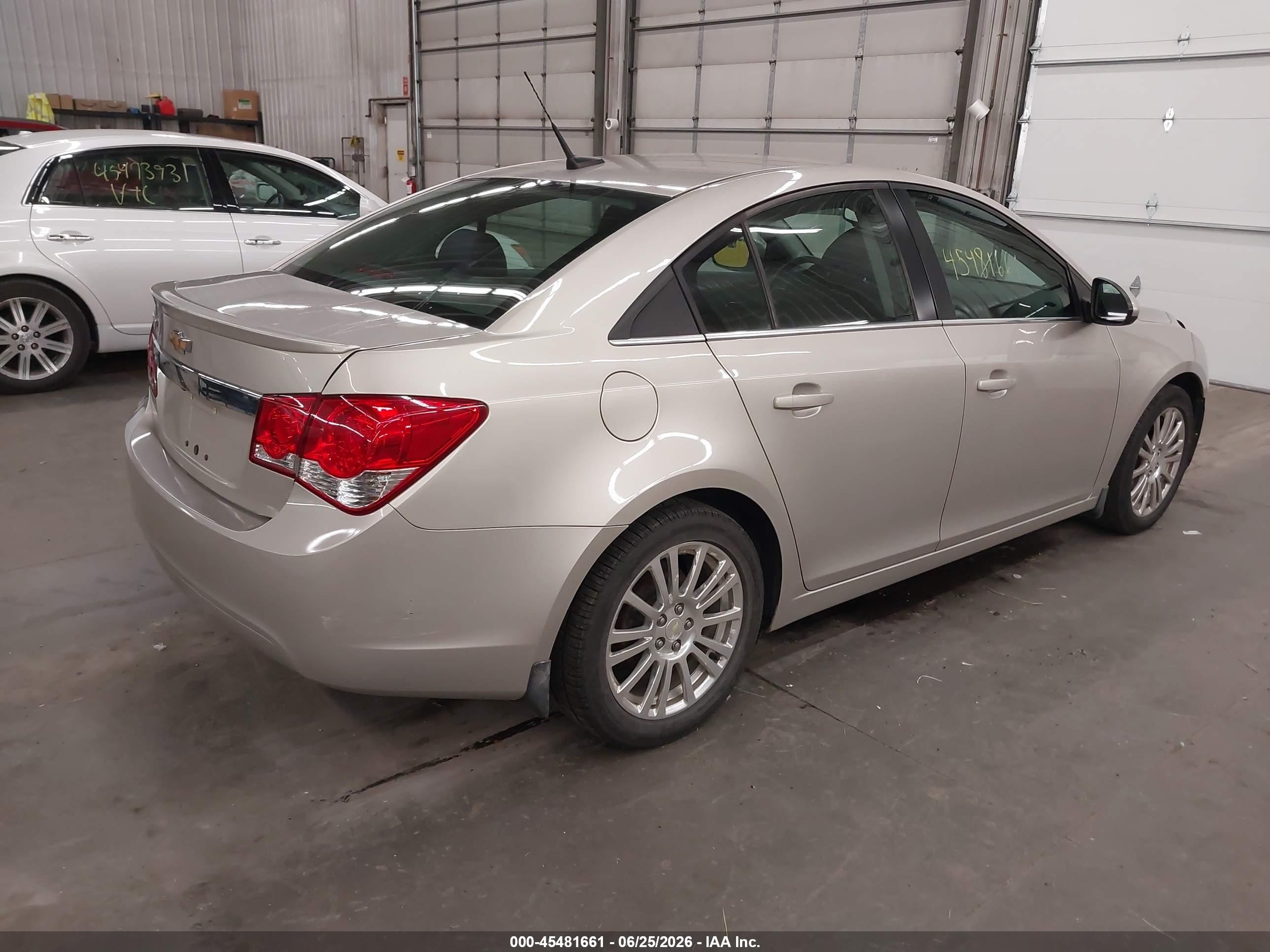 2014 Chevrolet Cruze Eco Auto Tan vin: 1G1PH5SB9E7249584