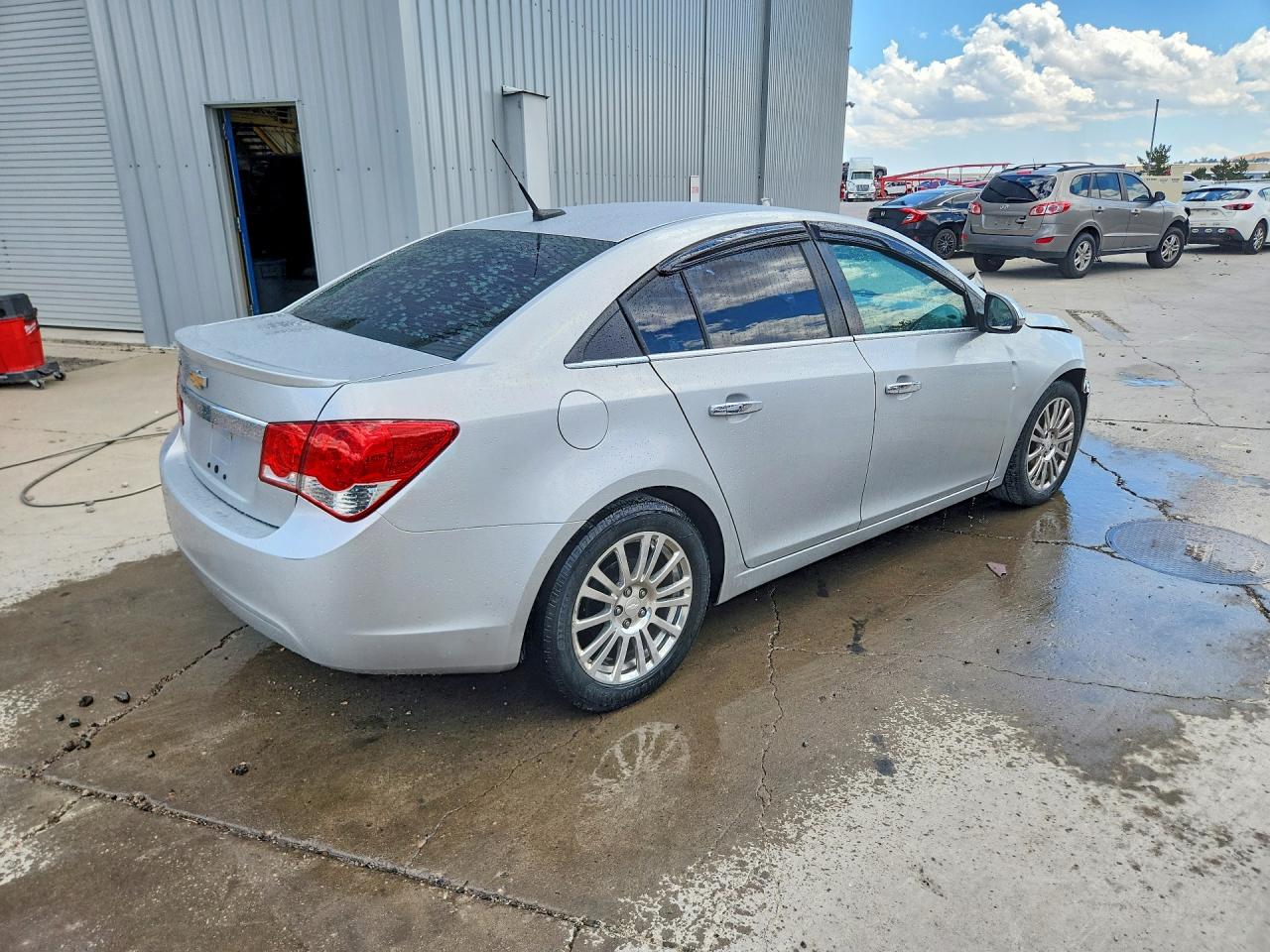 2013 Chevrolet Cruze Eco Silver vin: 1G1PH5SBXD7192052