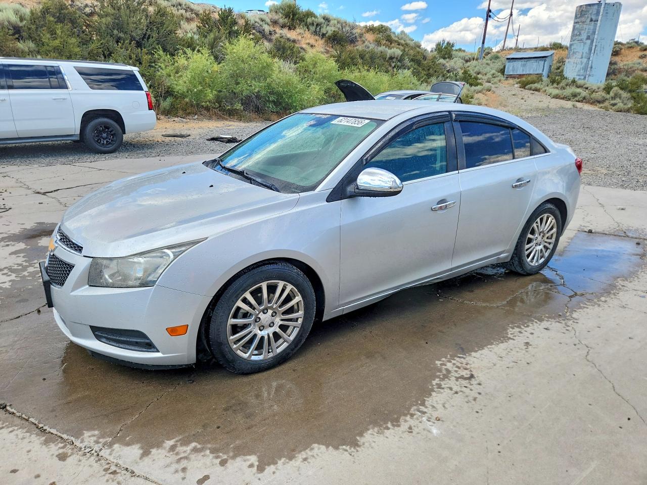 2013 Chevrolet Cruze Eco Silver vin: 1G1PH5SBXD7192052