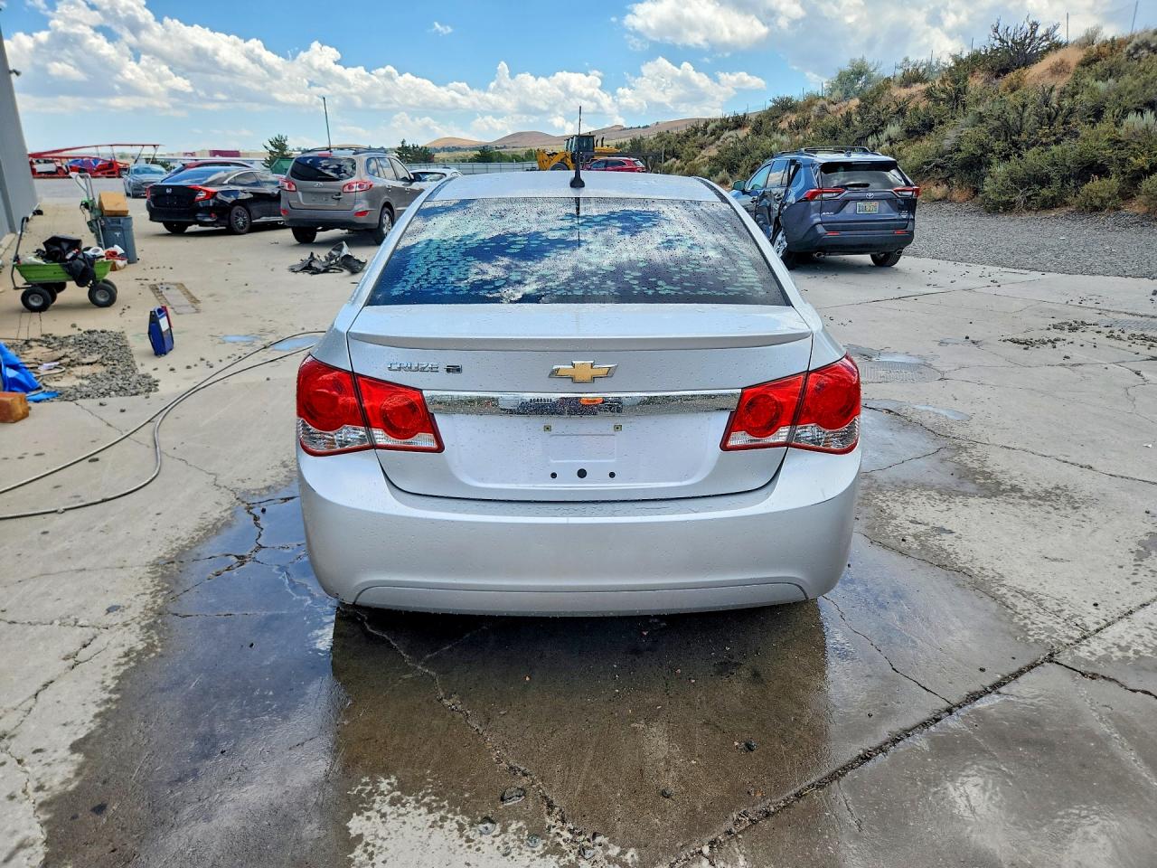 2013 Chevrolet Cruze Eco Silver vin: 1G1PH5SBXD7192052