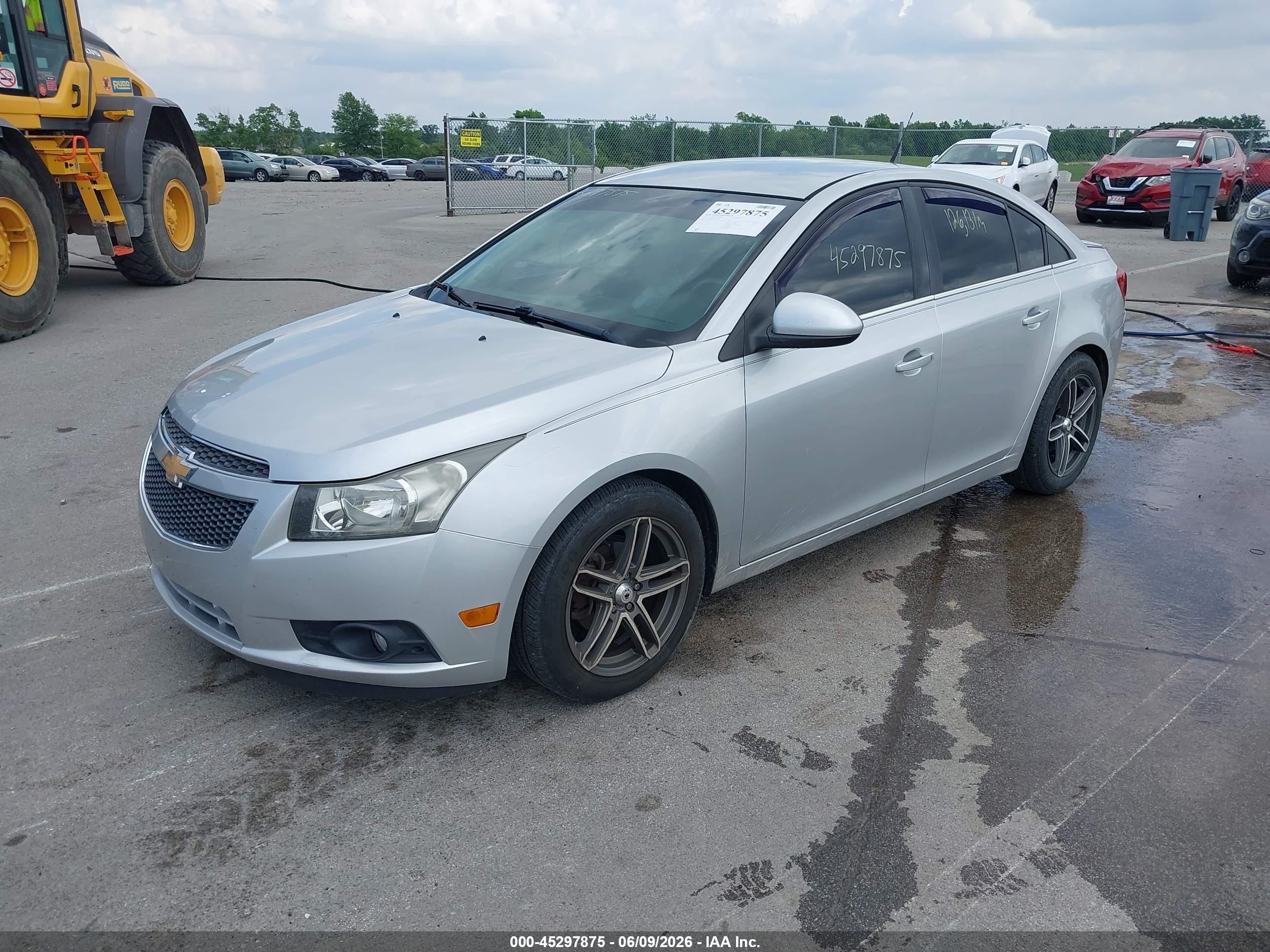 2013 Chevrolet Cruze Eco Auto Серебряный vin: 1G1PH5SBXD7224210