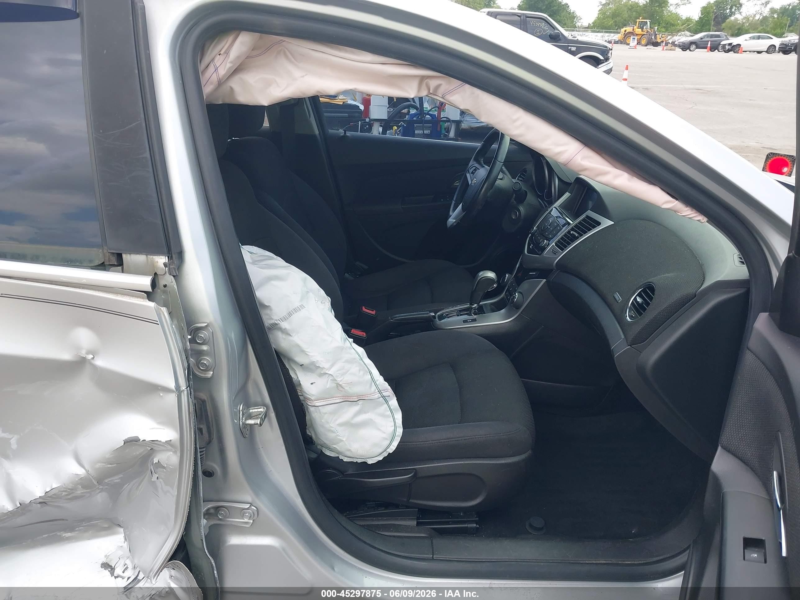 2013 Chevrolet Cruze Eco Auto Серебряный vin: 1G1PH5SBXD7224210