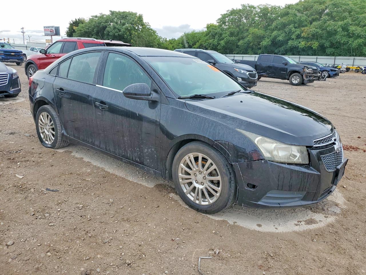 2013 Chevrolet Cruze Eco Black vin: 1G1PH5SBXD7266909