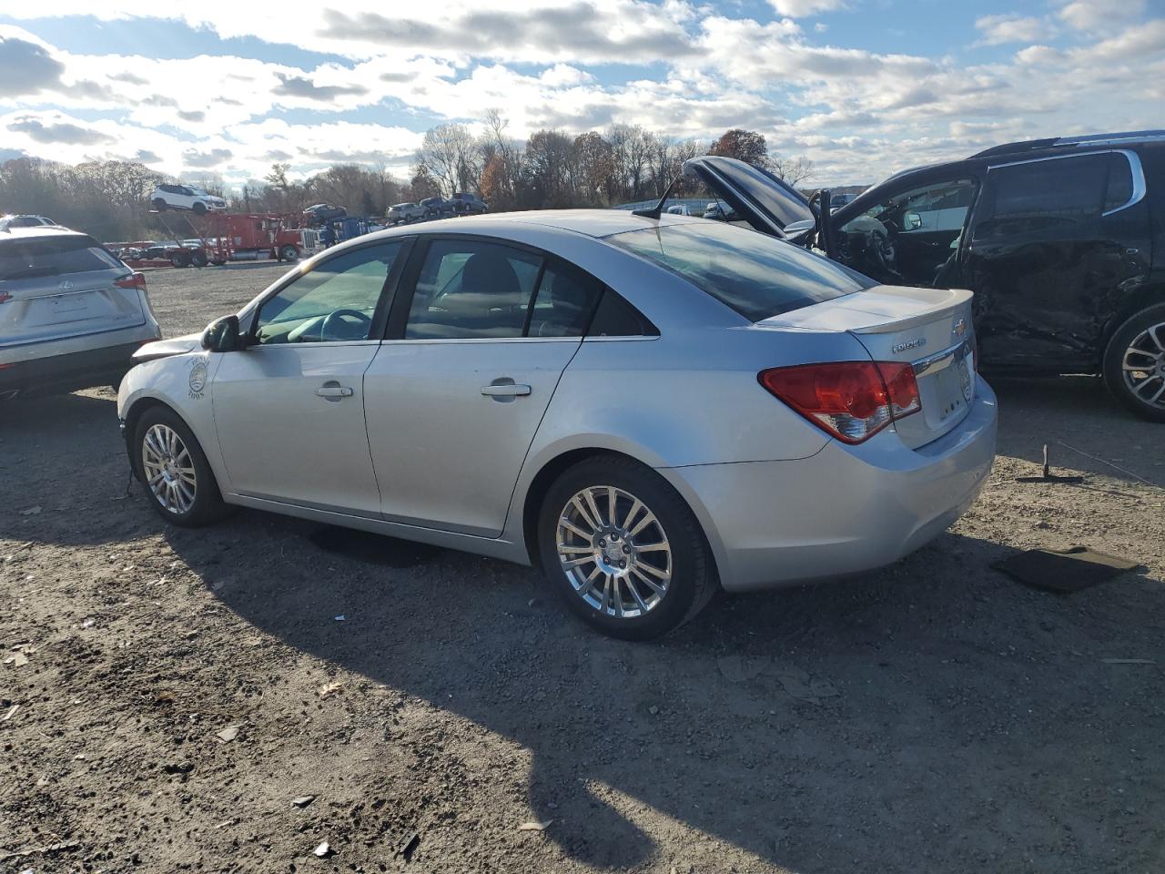 2014 Chevrolet Cruze Eco Silver vin: 1G1PH5SBXE7227626