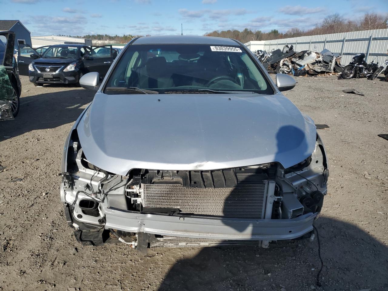 2014 Chevrolet Cruze Eco Silver vin: 1G1PH5SBXE7227626