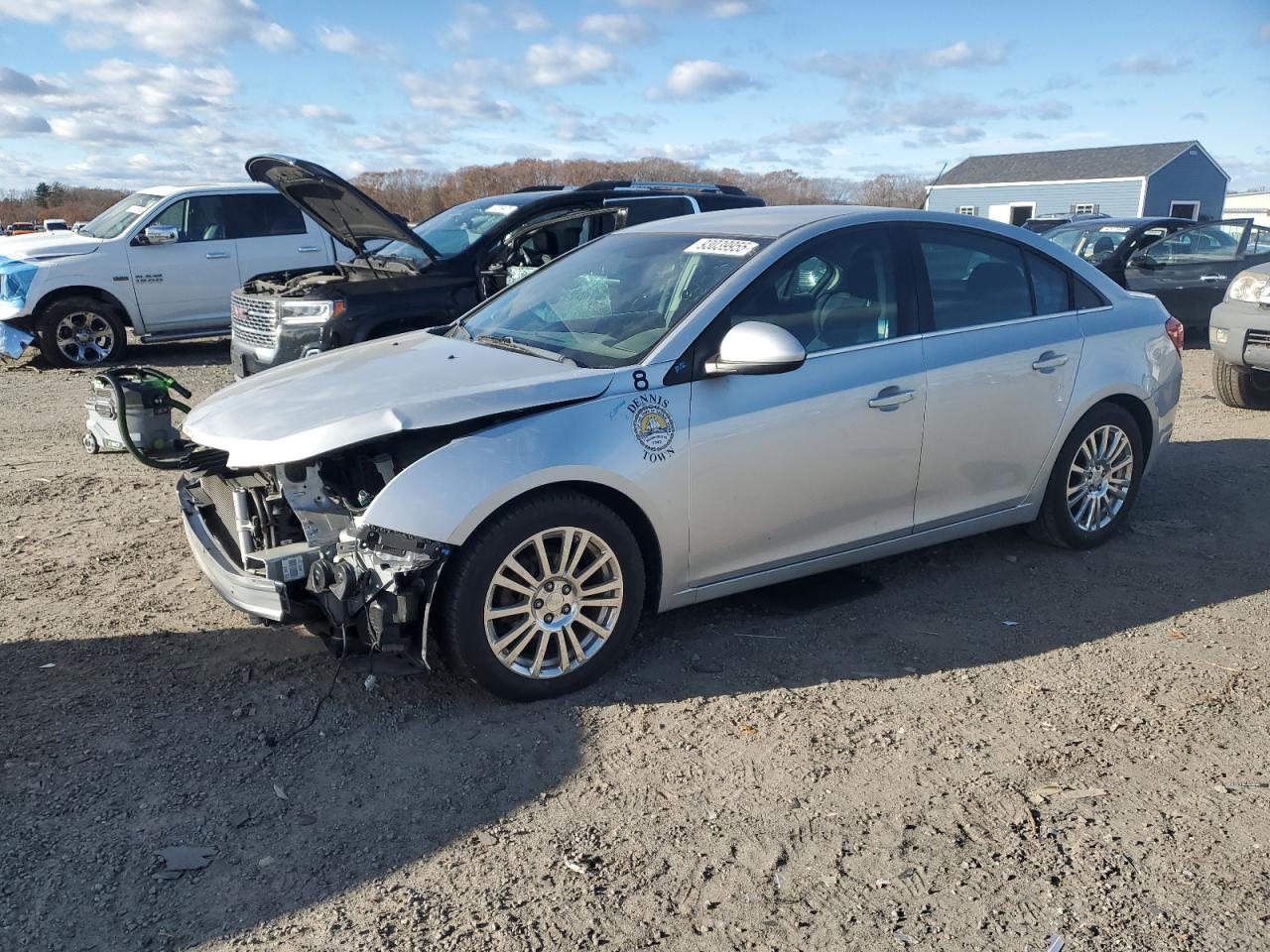 2014 Chevrolet Cruze Eco Серебряный vin: 1G1PH5SBXE7227626