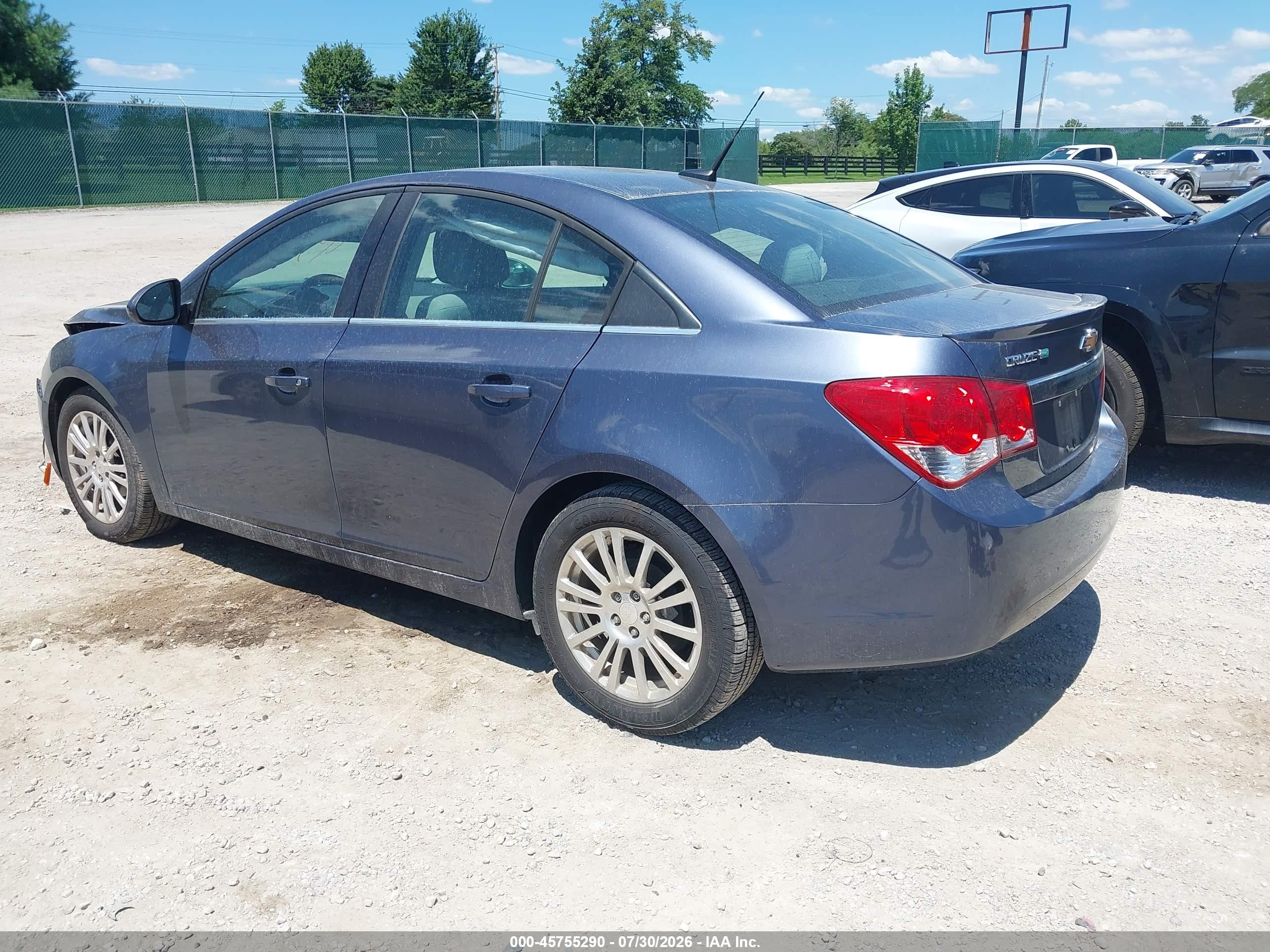 2014 Chevrolet Cruze Eco Auto Blue vin: 1G1PH5SBXE7273649