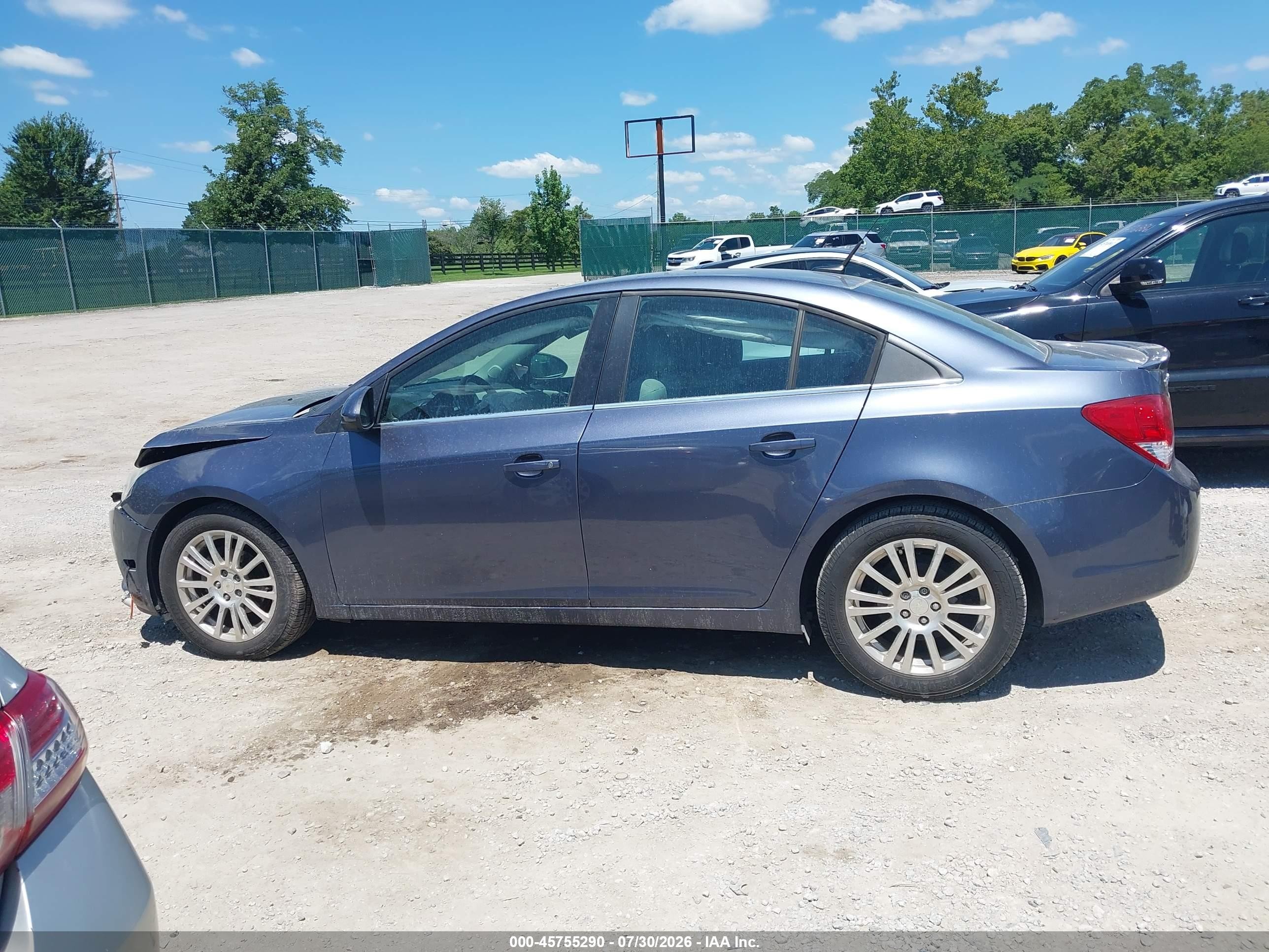2014 Chevrolet Cruze Eco Auto Blue vin: 1G1PH5SBXE7273649