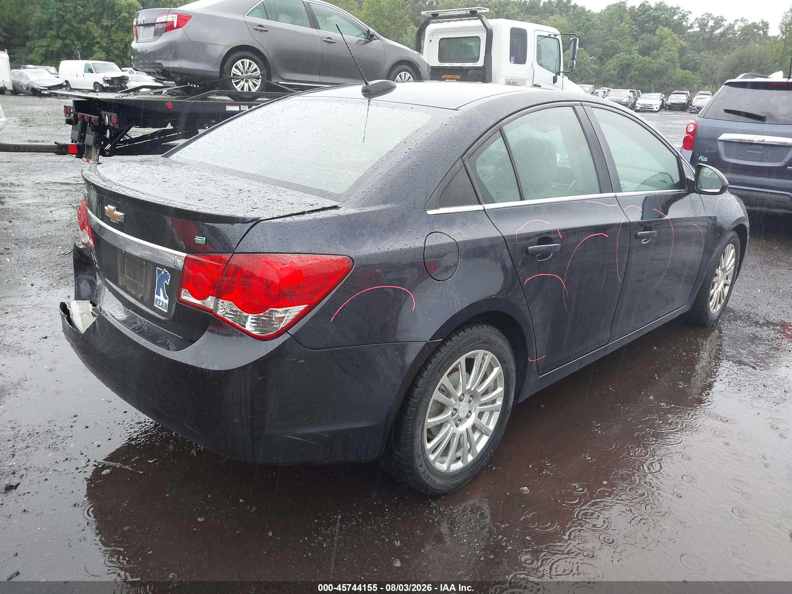 2015 Chevrolet Cruze Eco Auto Dark Blue vin: 1G1PH5SBXF7294325