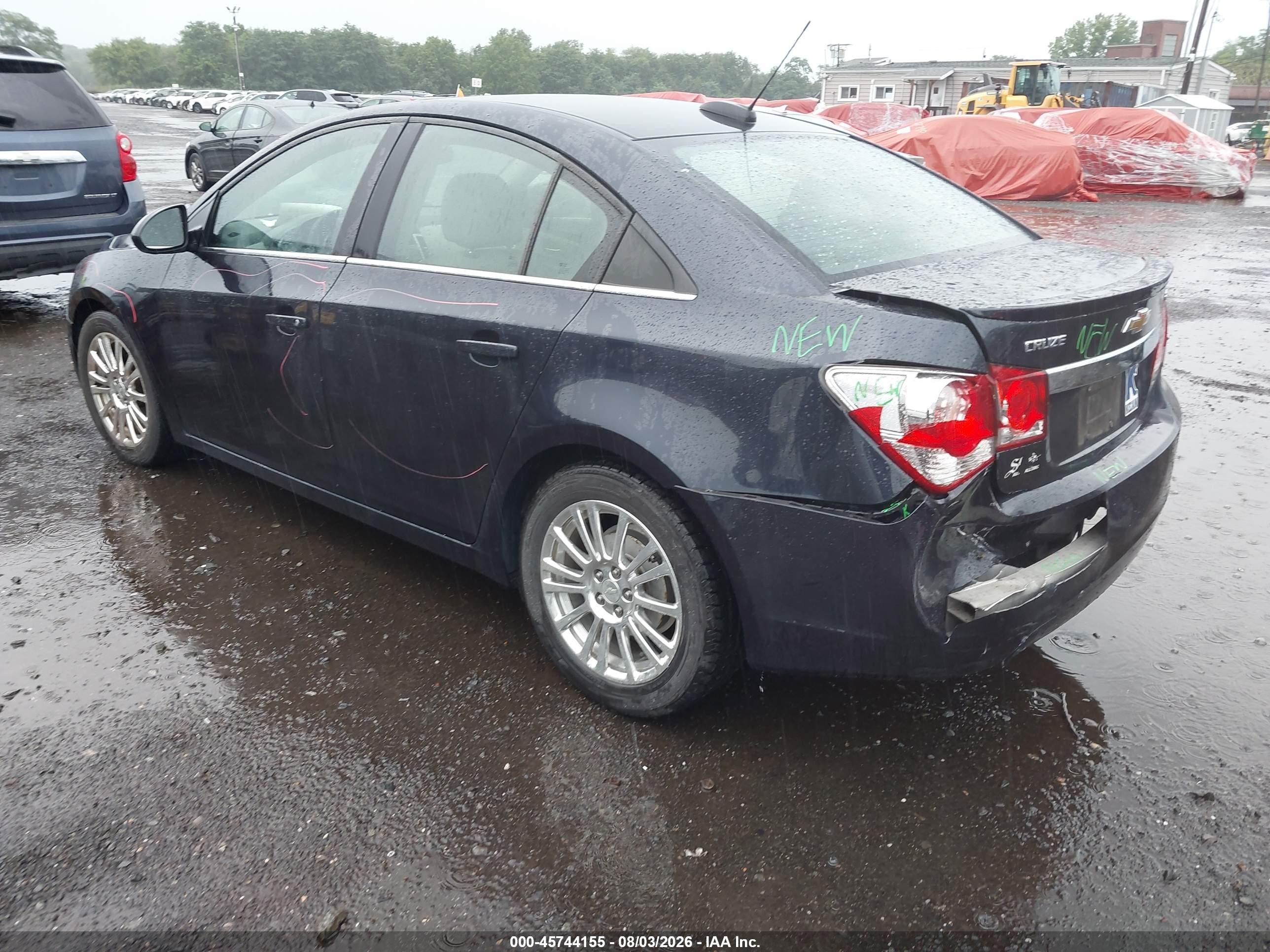 2015 Chevrolet Cruze Eco Auto Dark Blue vin: 1G1PH5SBXF7294325