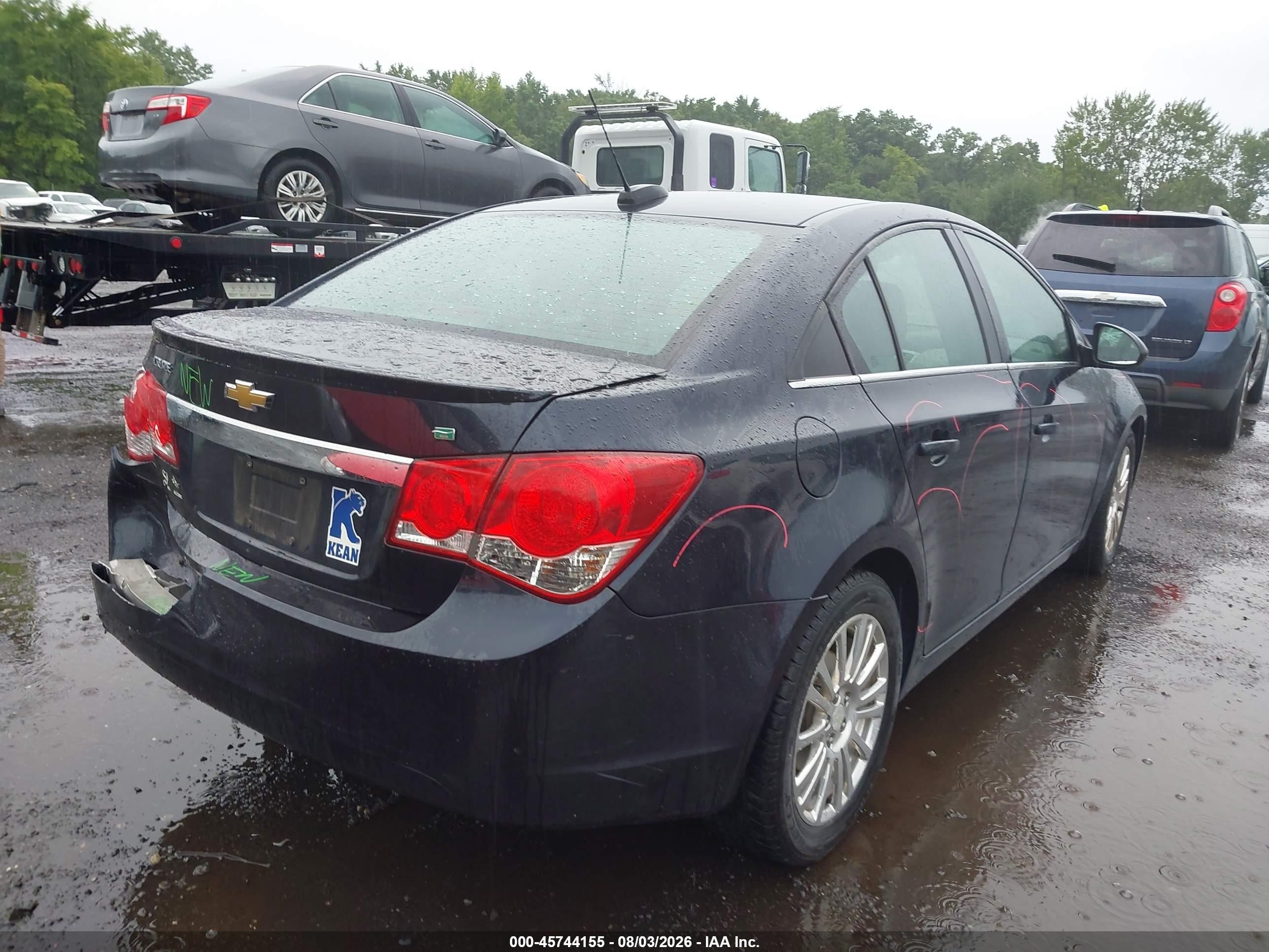 2015 Chevrolet Cruze Eco Auto Dark Blue vin: 1G1PH5SBXF7294325