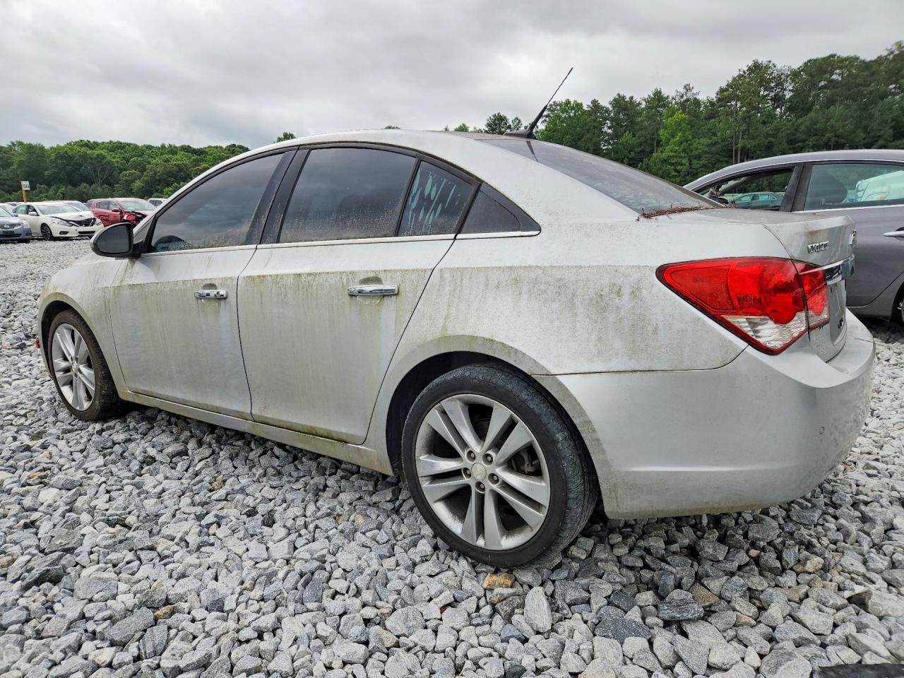 2012 Chevrolet Cruze Ltz Silver vin: 1G1PH5SC0C7232954