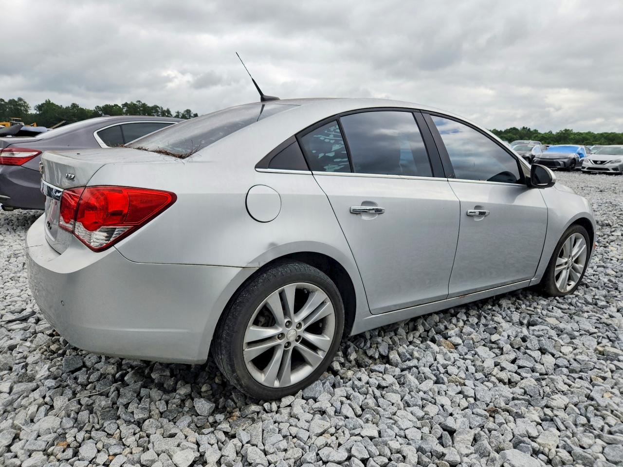 2012 Chevrolet Cruze Ltz Silver vin: 1G1PH5SC0C7232954