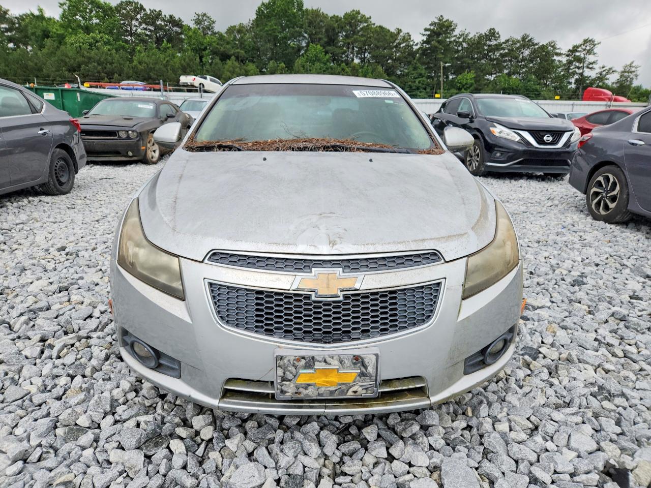 2012 Chevrolet Cruze Ltz Silver vin: 1G1PH5SC0C7232954