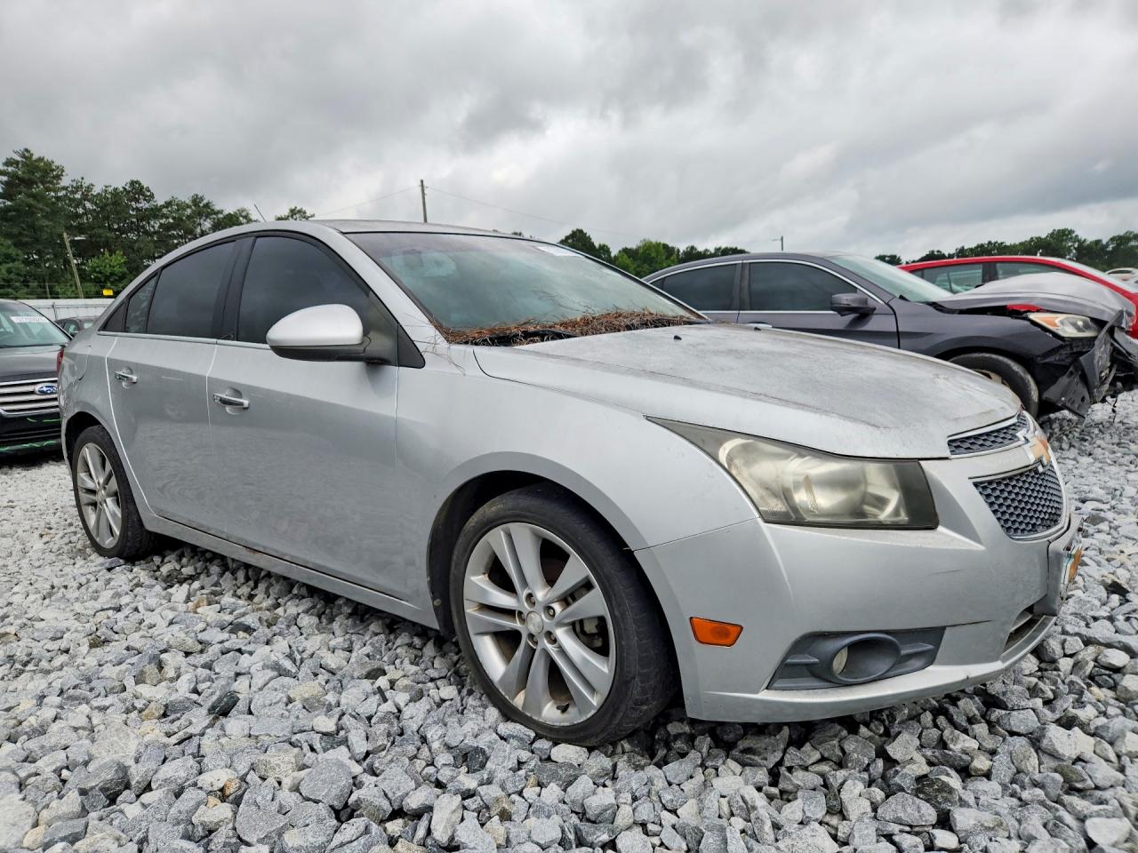 2012 Chevrolet Cruze Ltz Silver vin: 1G1PH5SC0C7232954