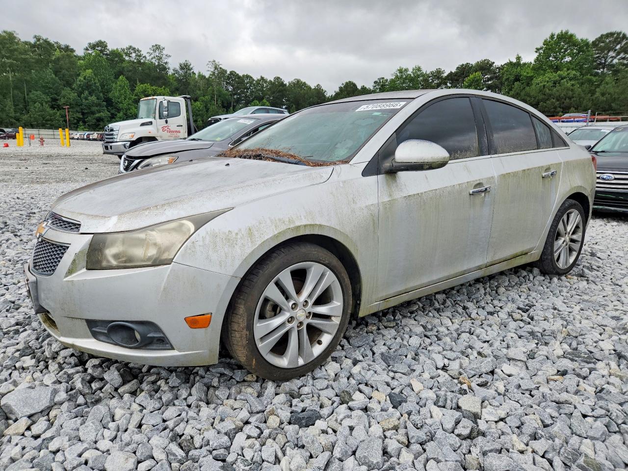 2012 Chevrolet Cruze Ltz Silver vin: 1G1PH5SC0C7232954